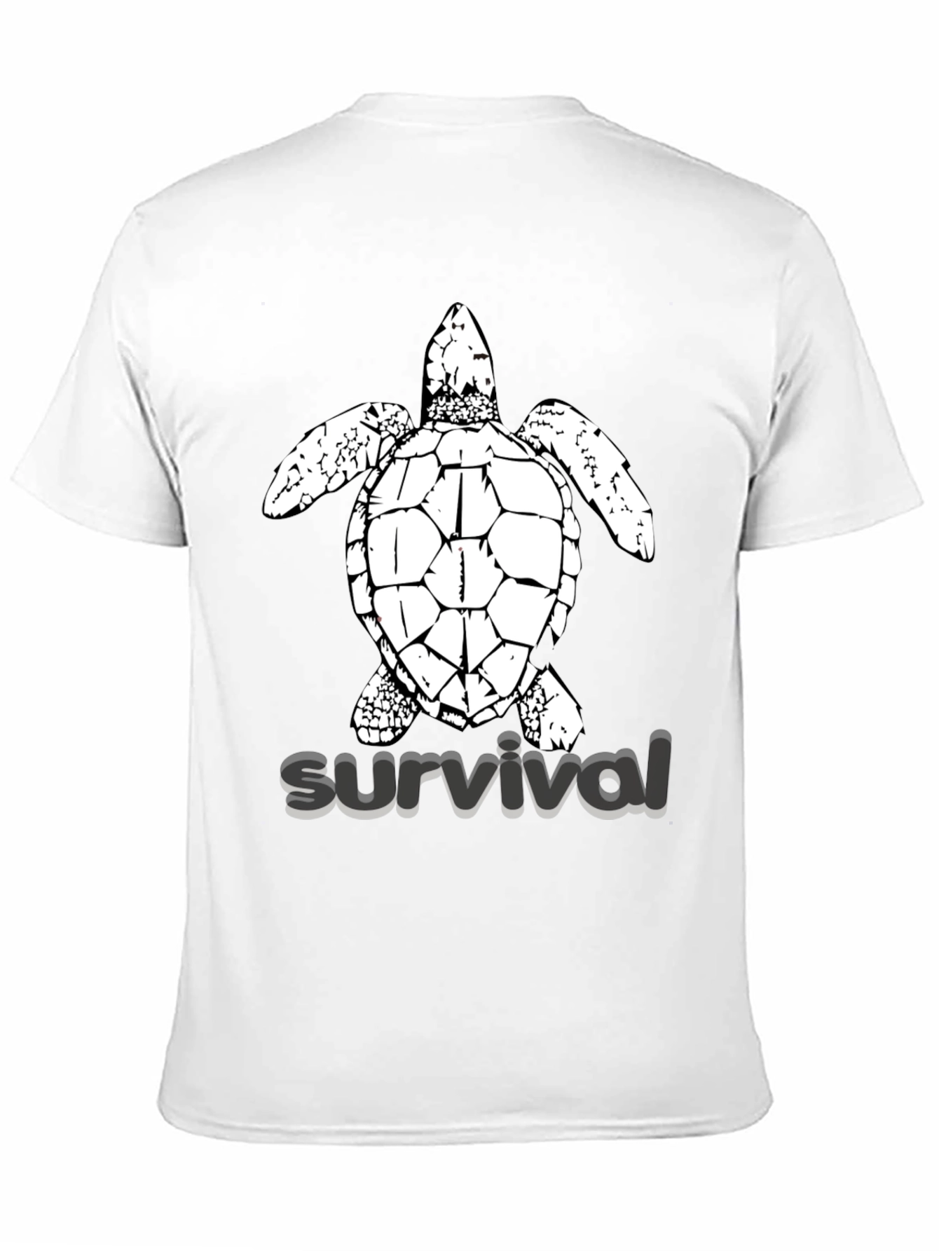 Survival Turtle Graphic Tee