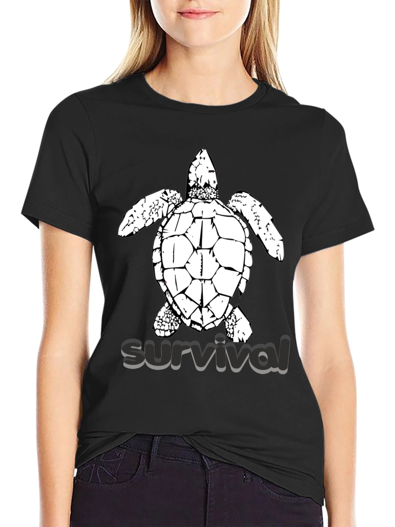 Survival Turtle Graphic Tee