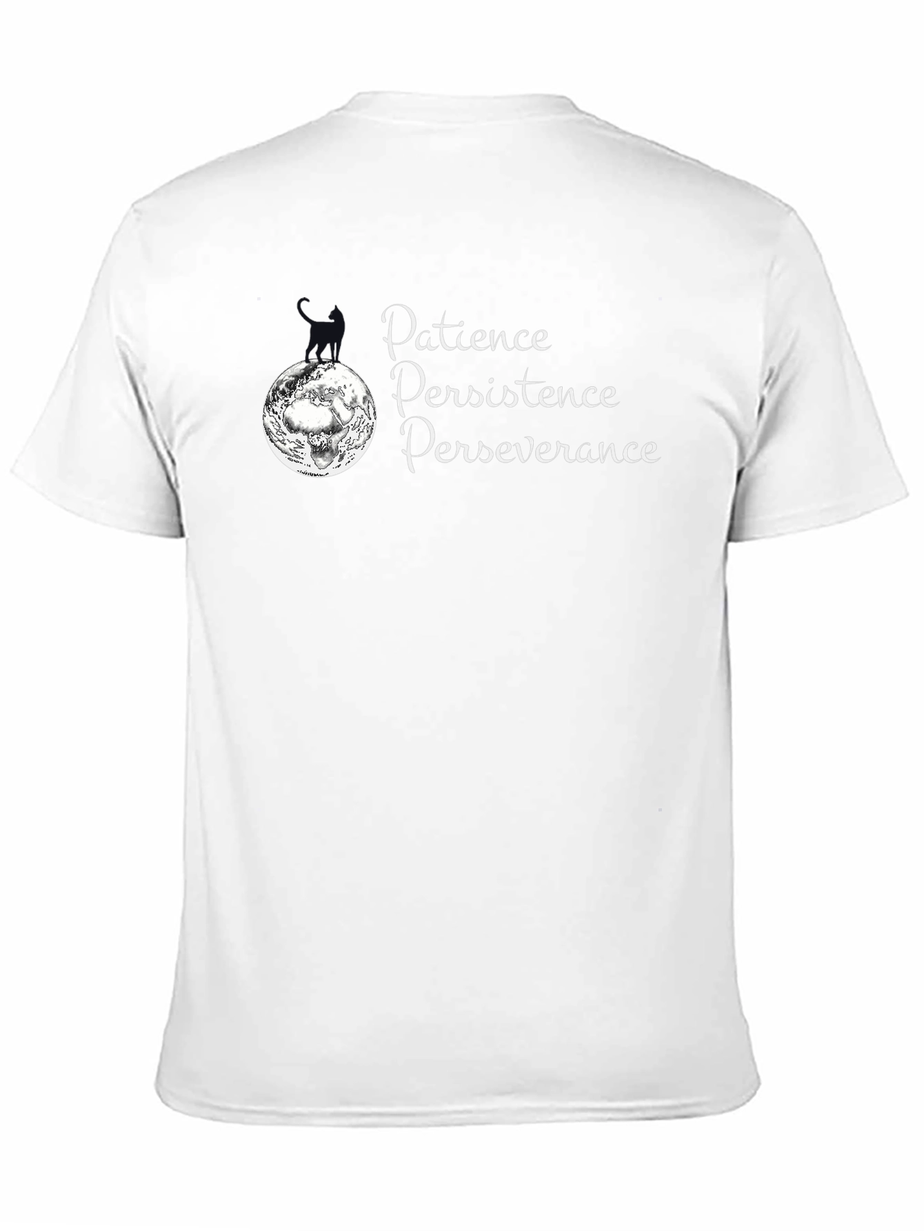 Patience Perseverance Persistence Black T-Shirt