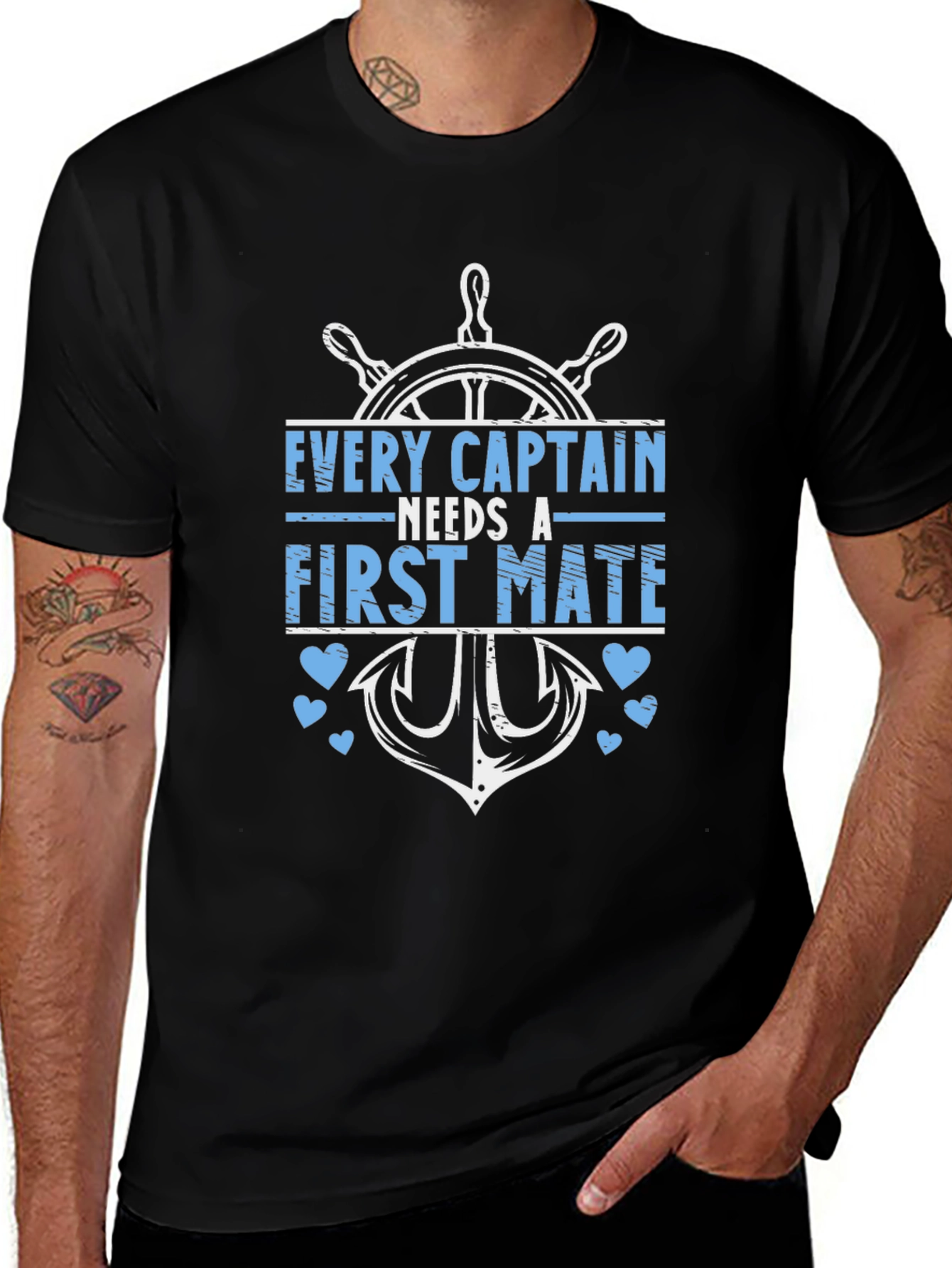 Every Captain Needs A First Mate Graphic Tee