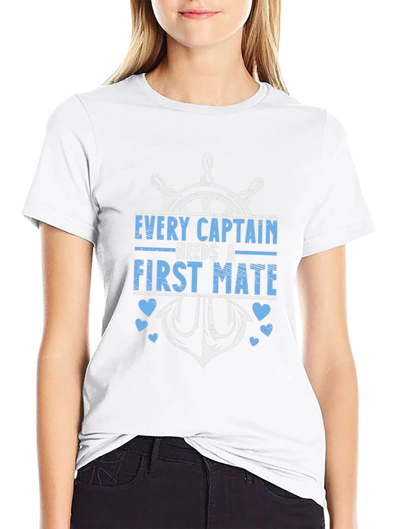 Every Captain Needs A First Mate Graphic Tee