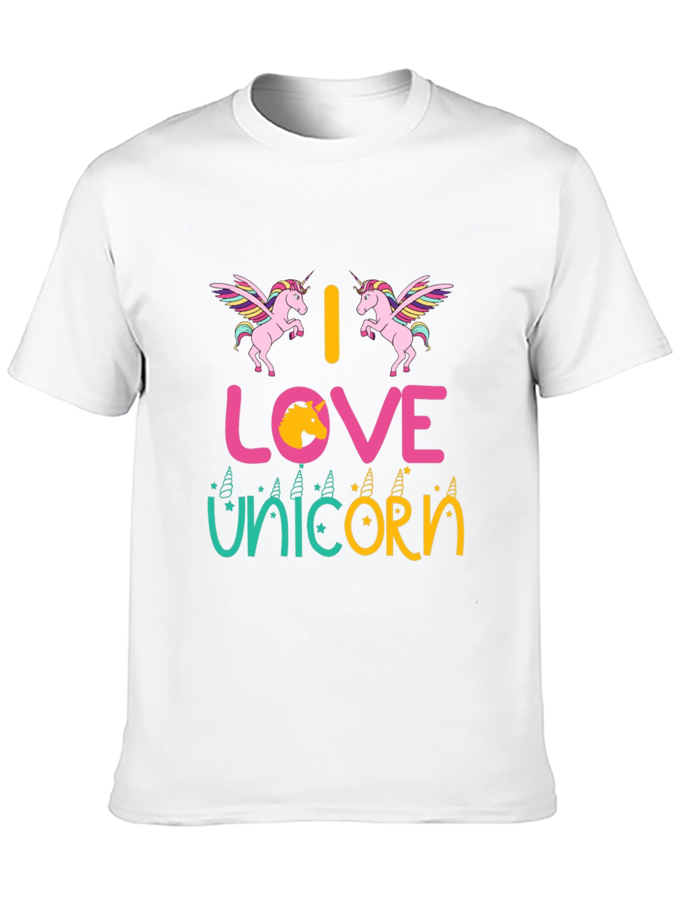I Love Unicorns Graphic T-Shirt