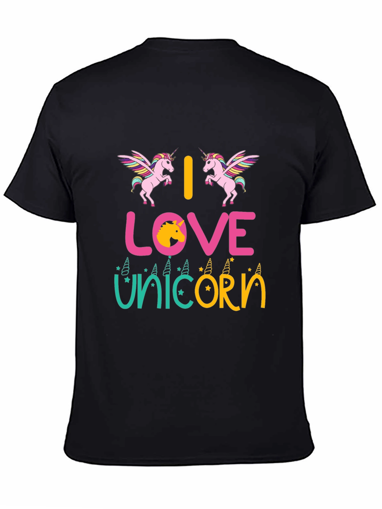I Love Unicorns Graphic T-Shirt