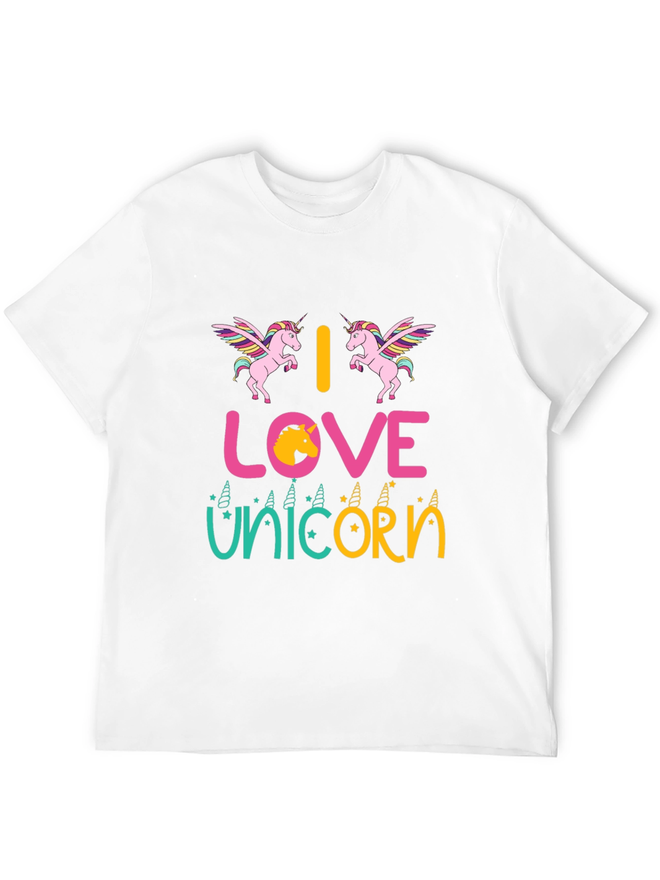 I Love Unicorns Graphic T-Shirt