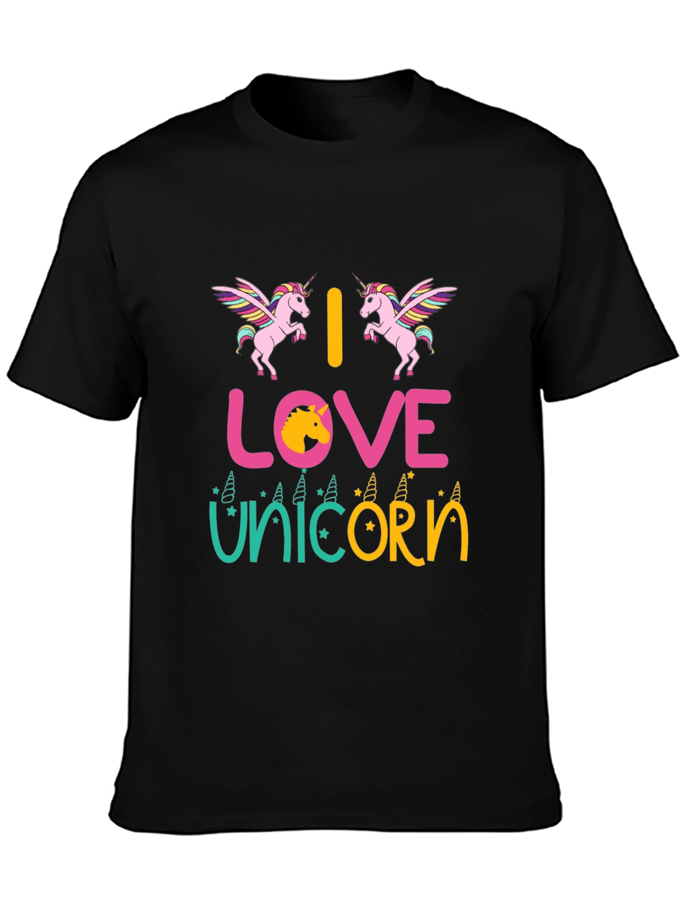 I Love Unicorns Graphic T-Shirt