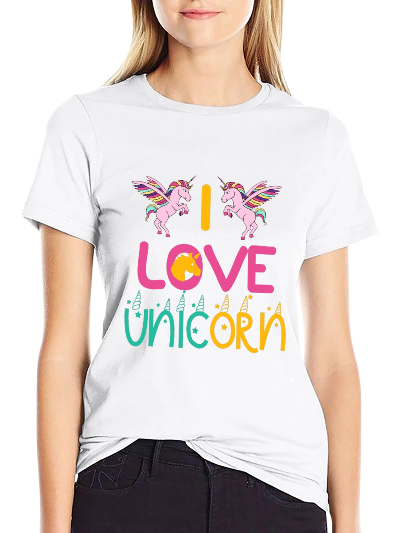 I Love Unicorns Graphic T-Shirt