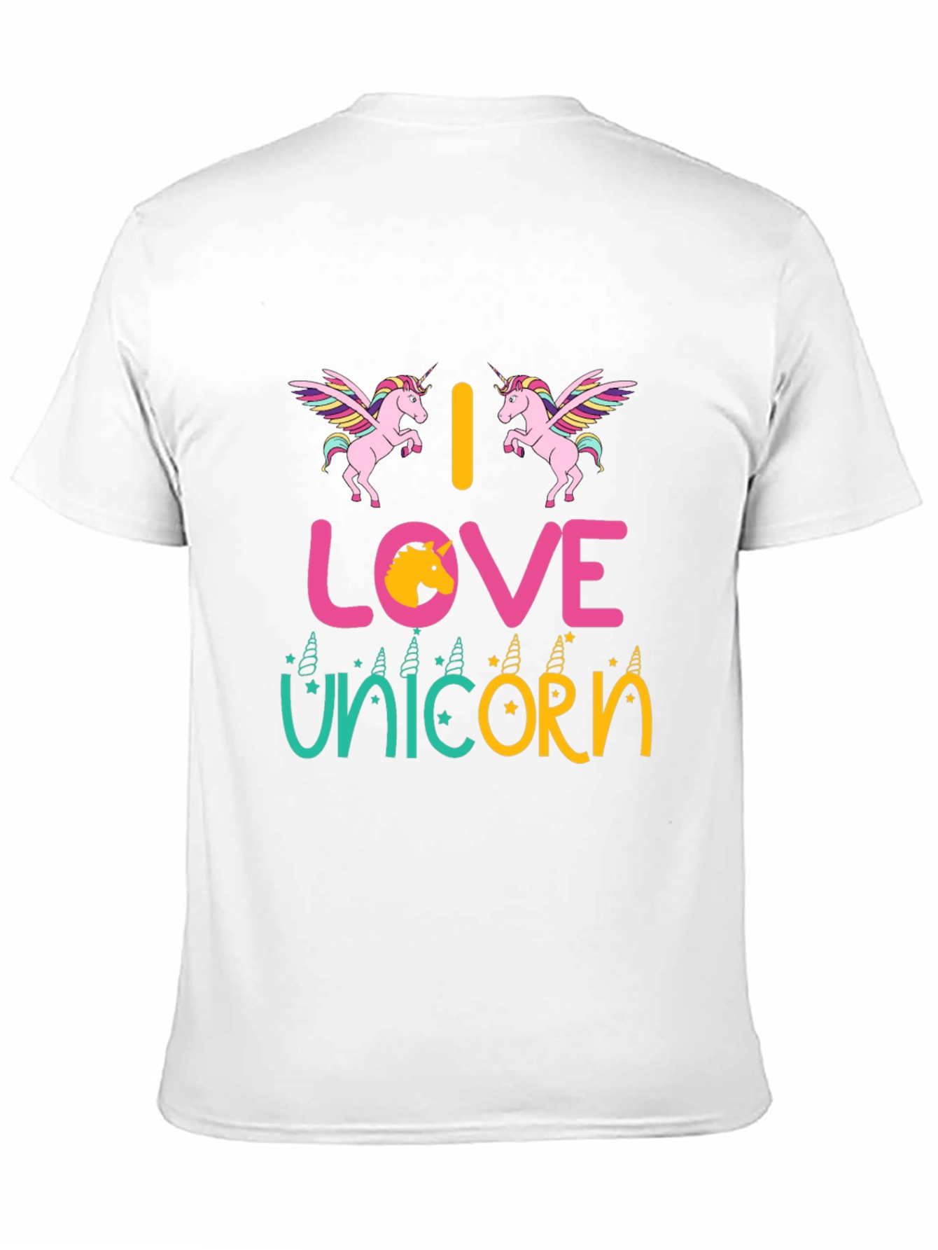 I Love Unicorns Graphic T-Shirt