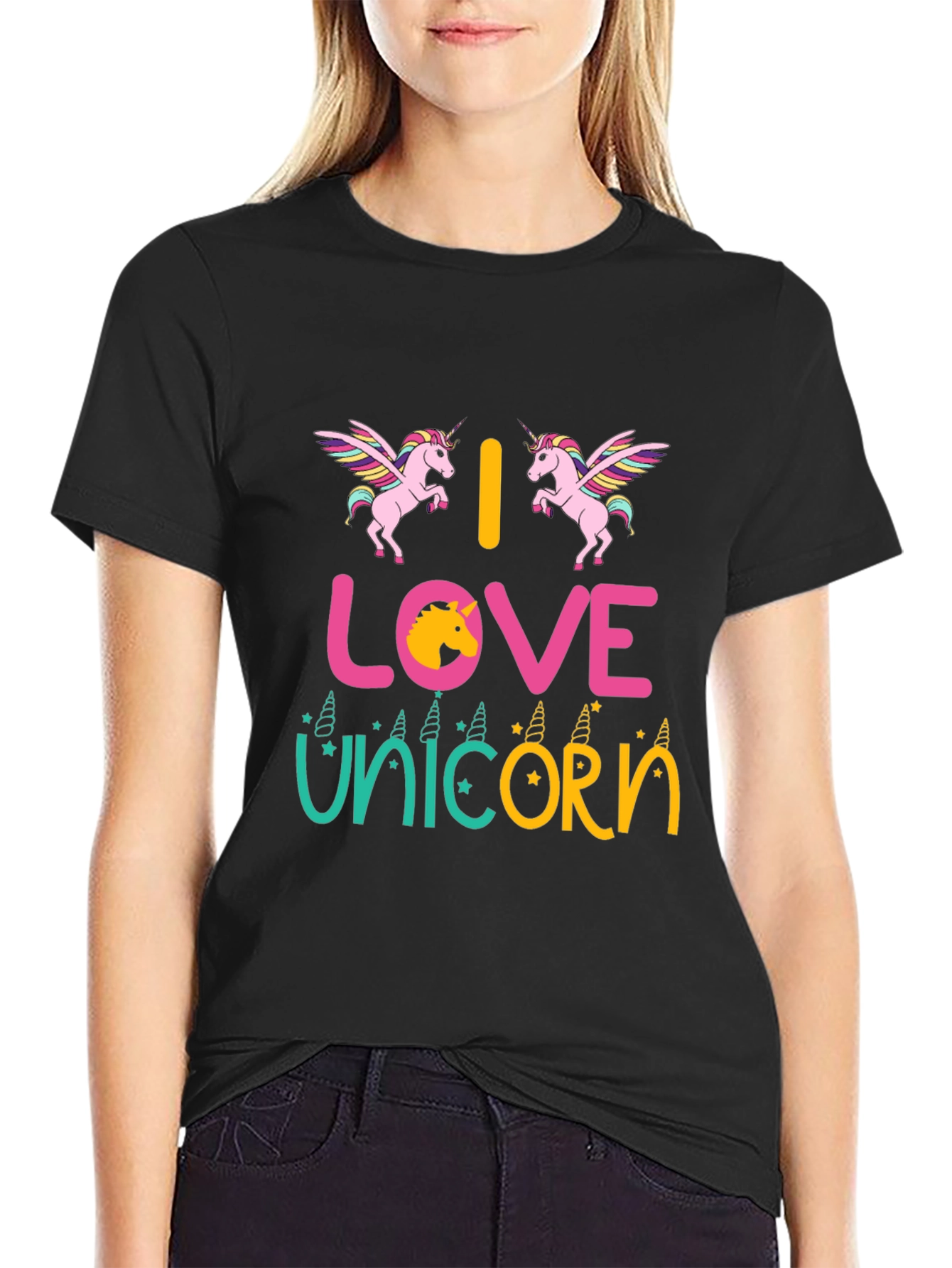 I Love Unicorns Graphic T-Shirt