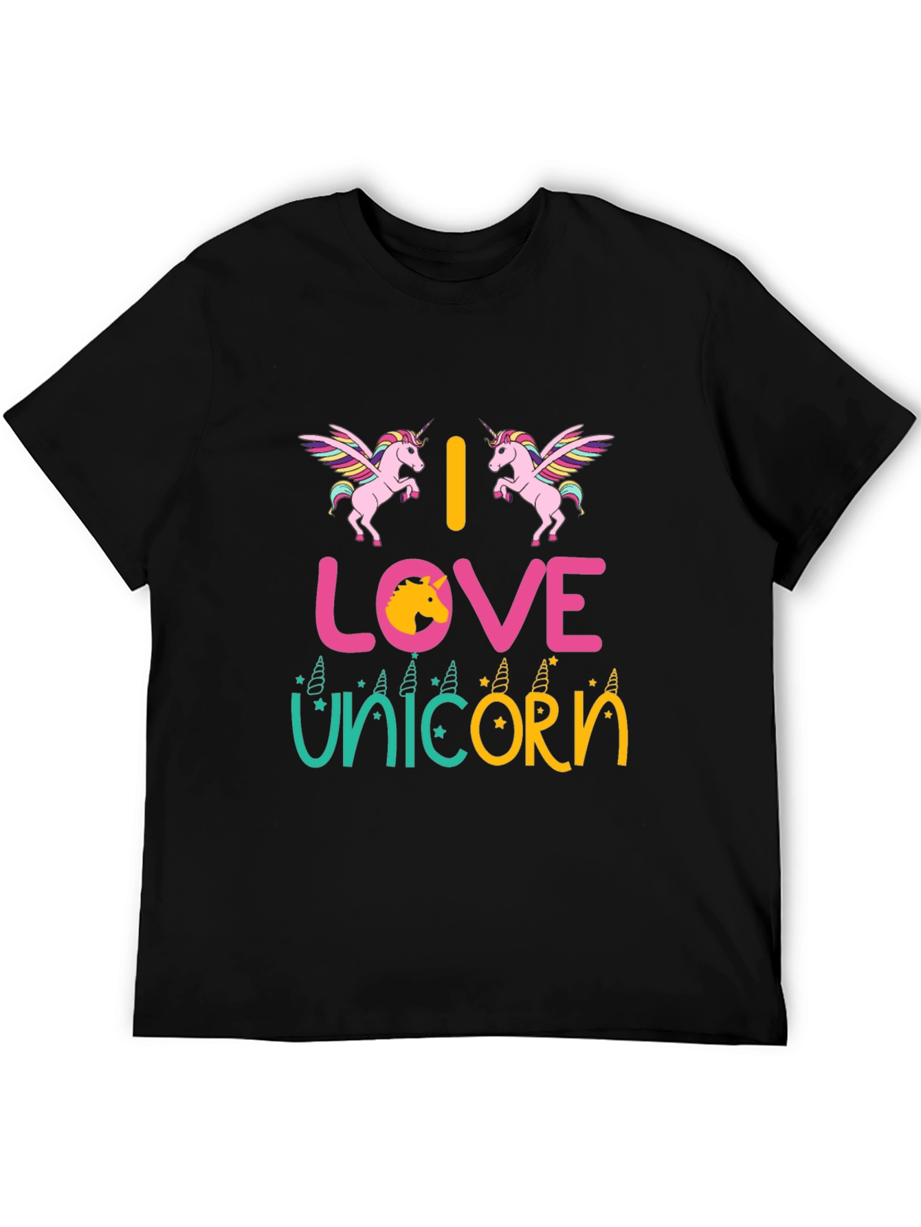 I Love Unicorns Graphic T-Shirt