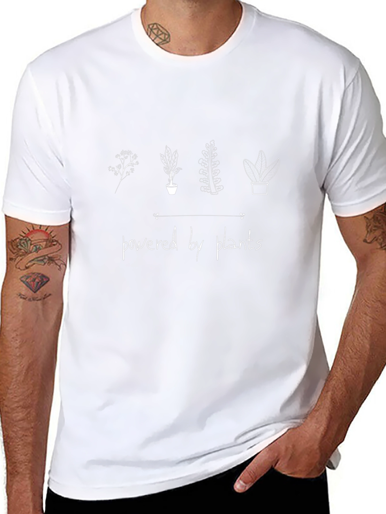 Powered by Plants Graphic Tee