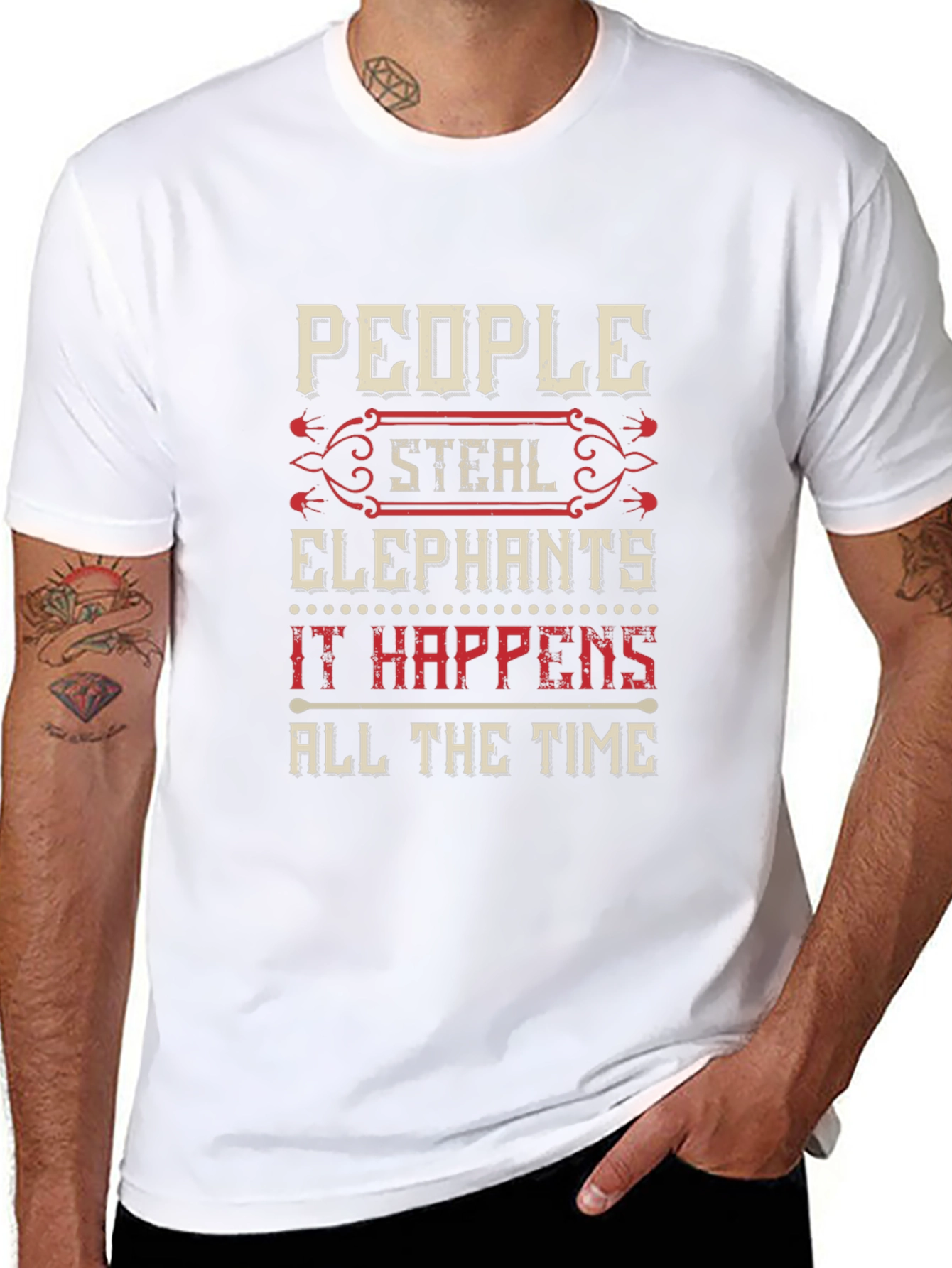 People Steal Elephants T-Shirt