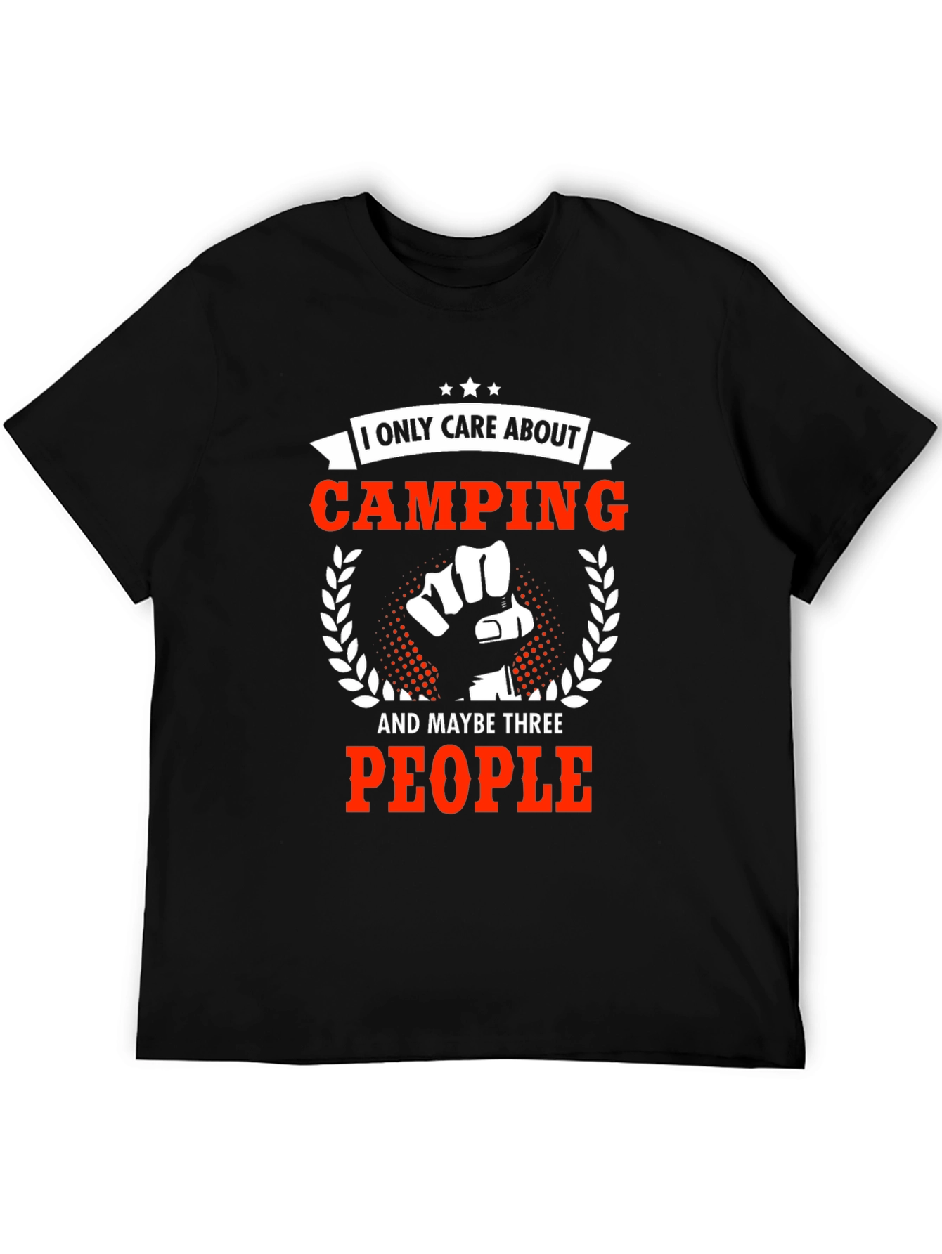 Camping Lovers T-Shirt - I Only Care About Camping