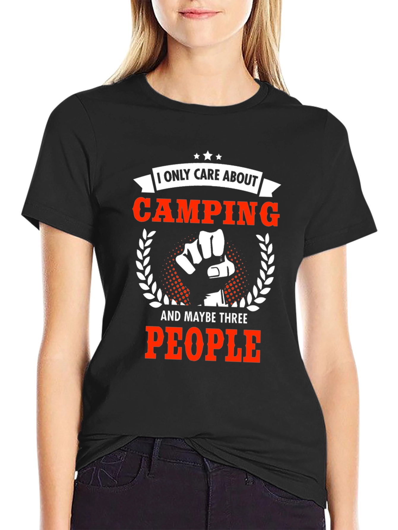Camping Lovers T-Shirt - I Only Care About Camping