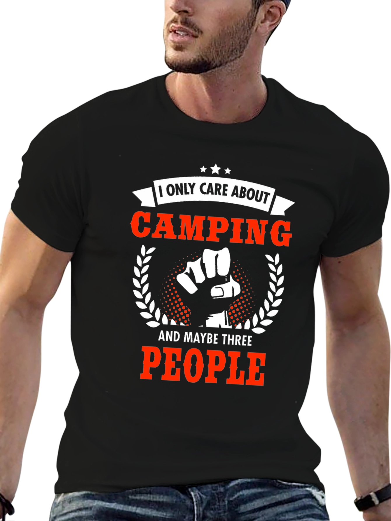 Camping Lovers T-Shirt - I Only Care About Camping