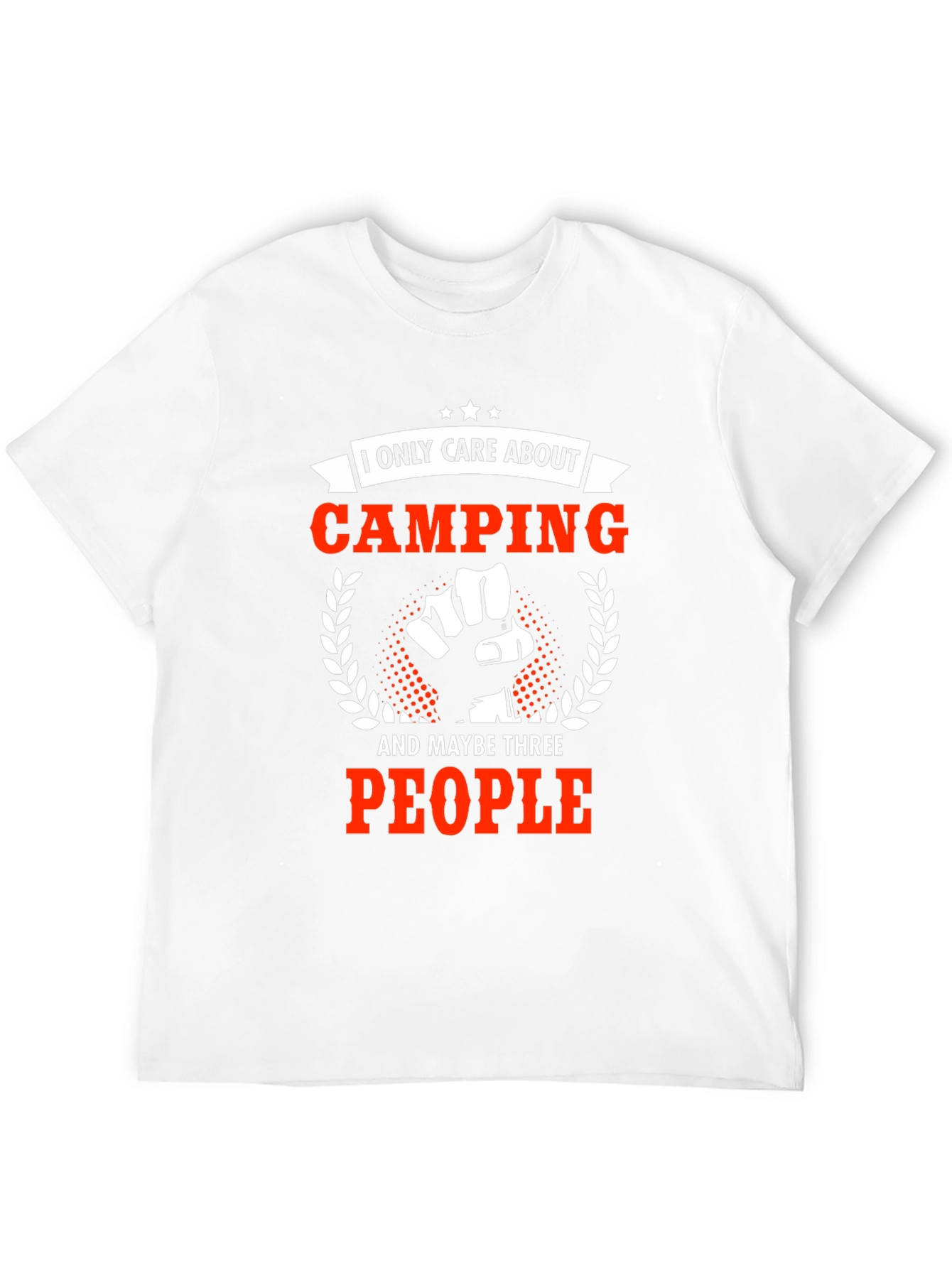 Camping Lovers T-Shirt - I Only Care About Camping