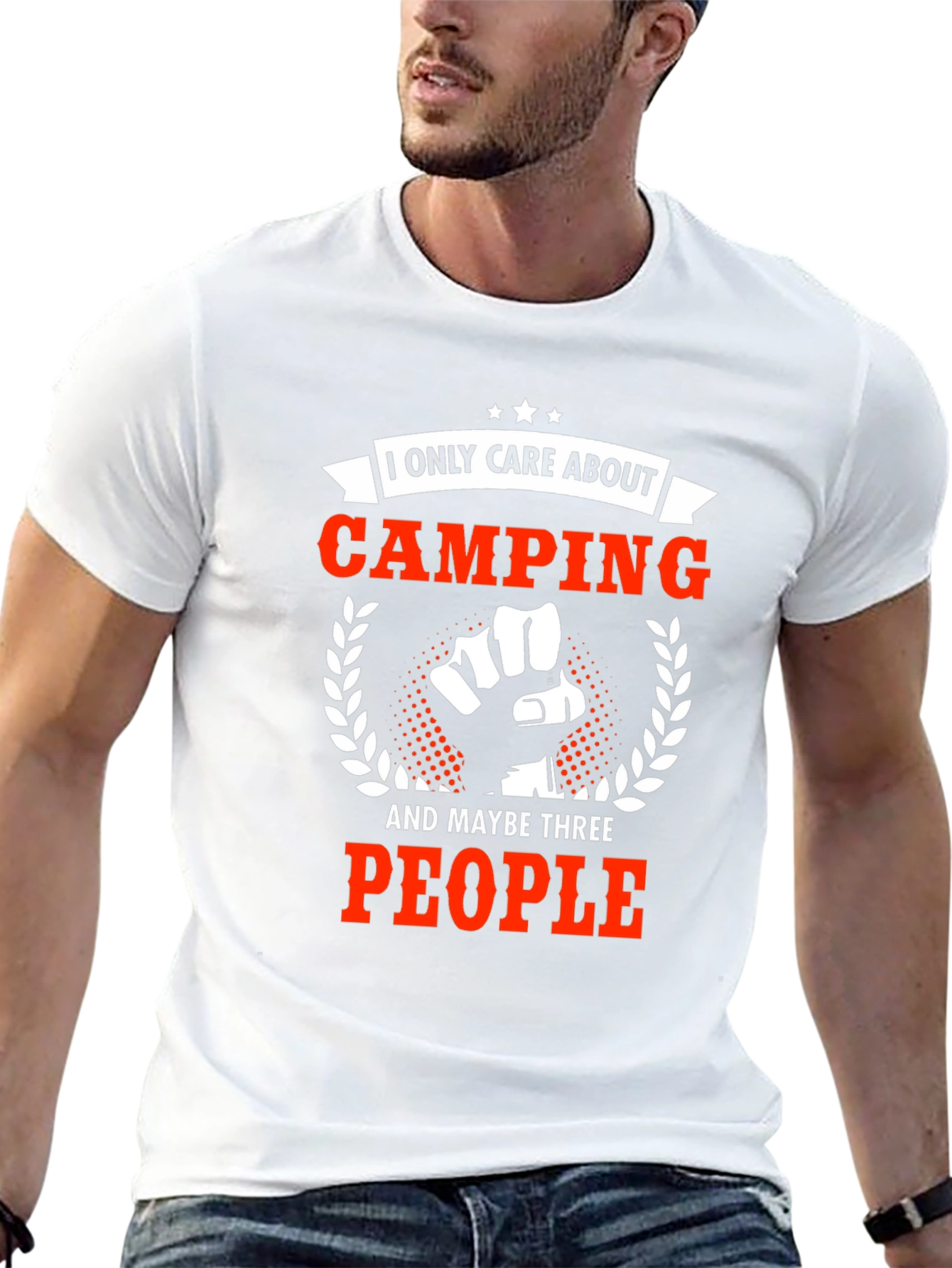 Camping Lovers T-Shirt - I Only Care About Camping