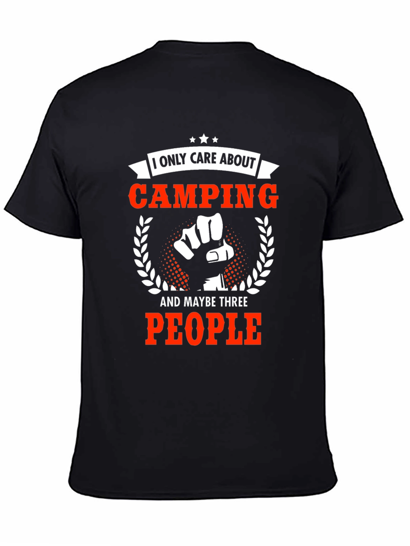 Camping Lovers T-Shirt - I Only Care About Camping