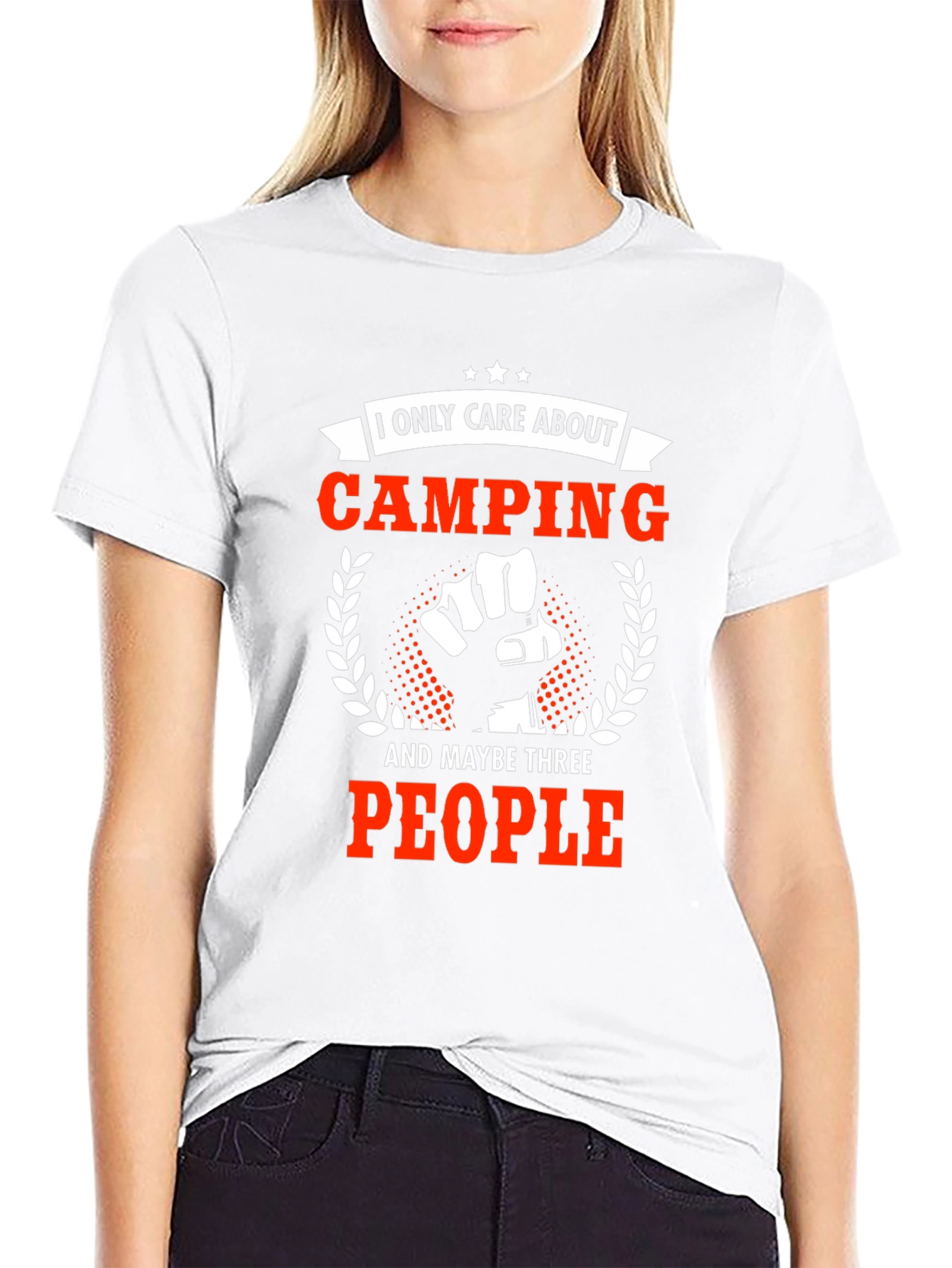 Camping Lovers T-Shirt - I Only Care About Camping