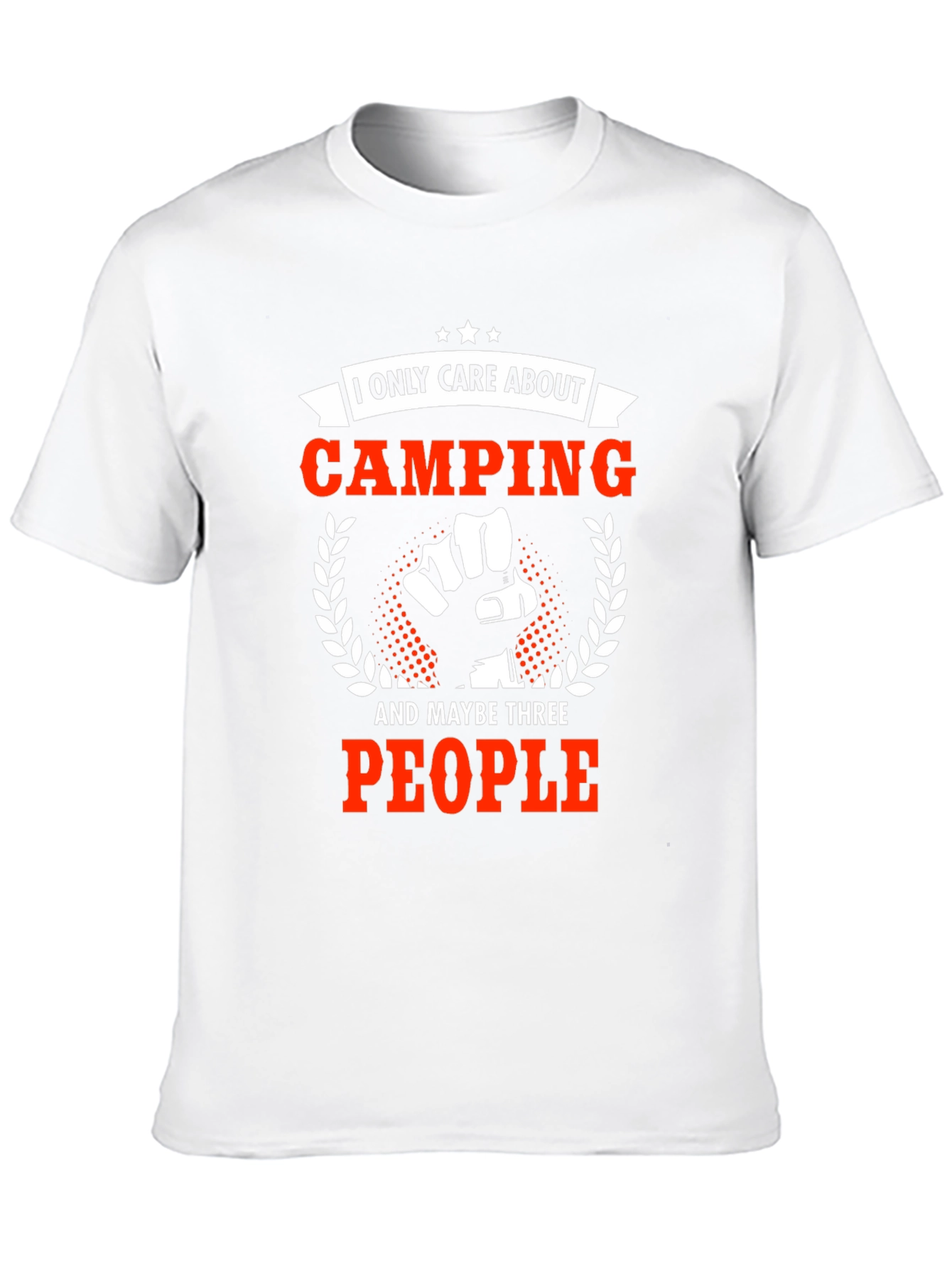 Camping Lovers T-Shirt - I Only Care About Camping