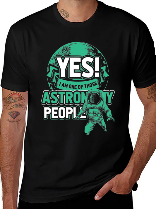 Astronomy People T-Shirt: Yes! Space Explorer Graphic Tee