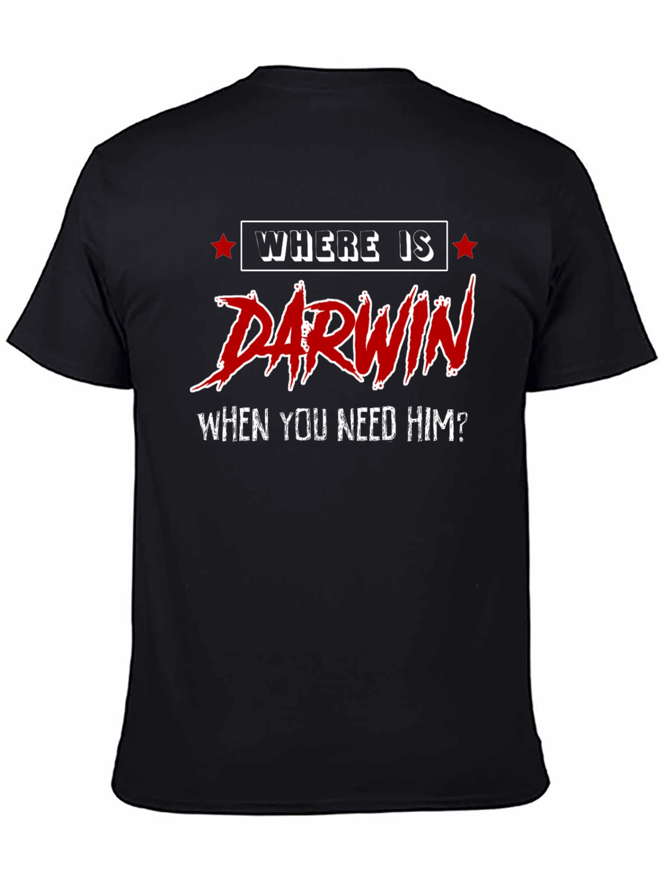 Where is Darwin T-Shirt - Funny Evolution Tee