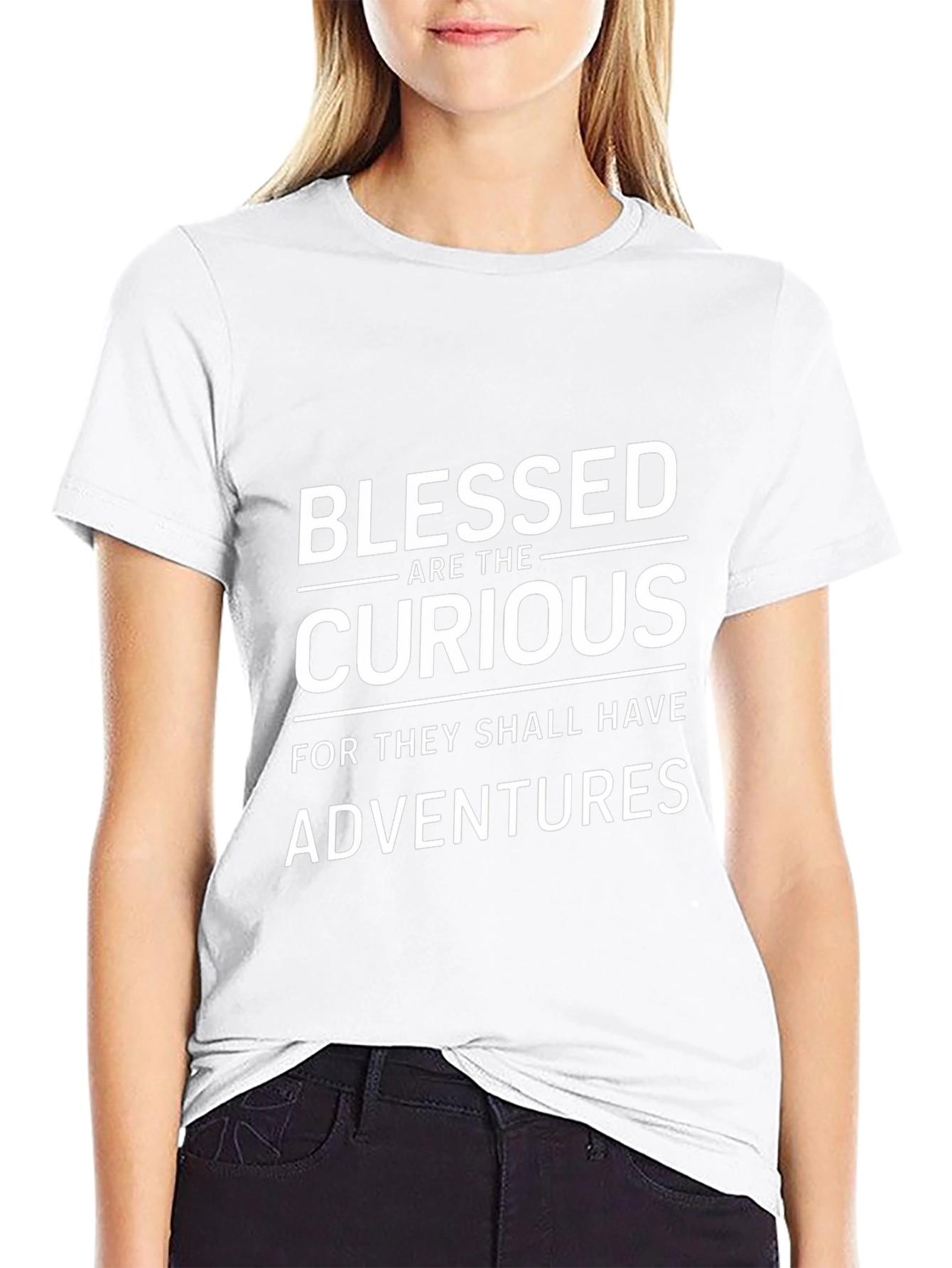 Blessed Are The Curious T-Shirt Black
