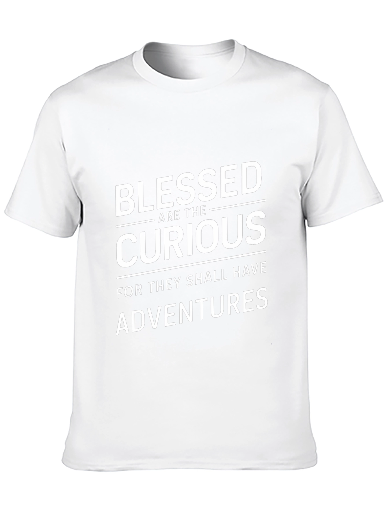 Blessed Are The Curious T-Shirt Black