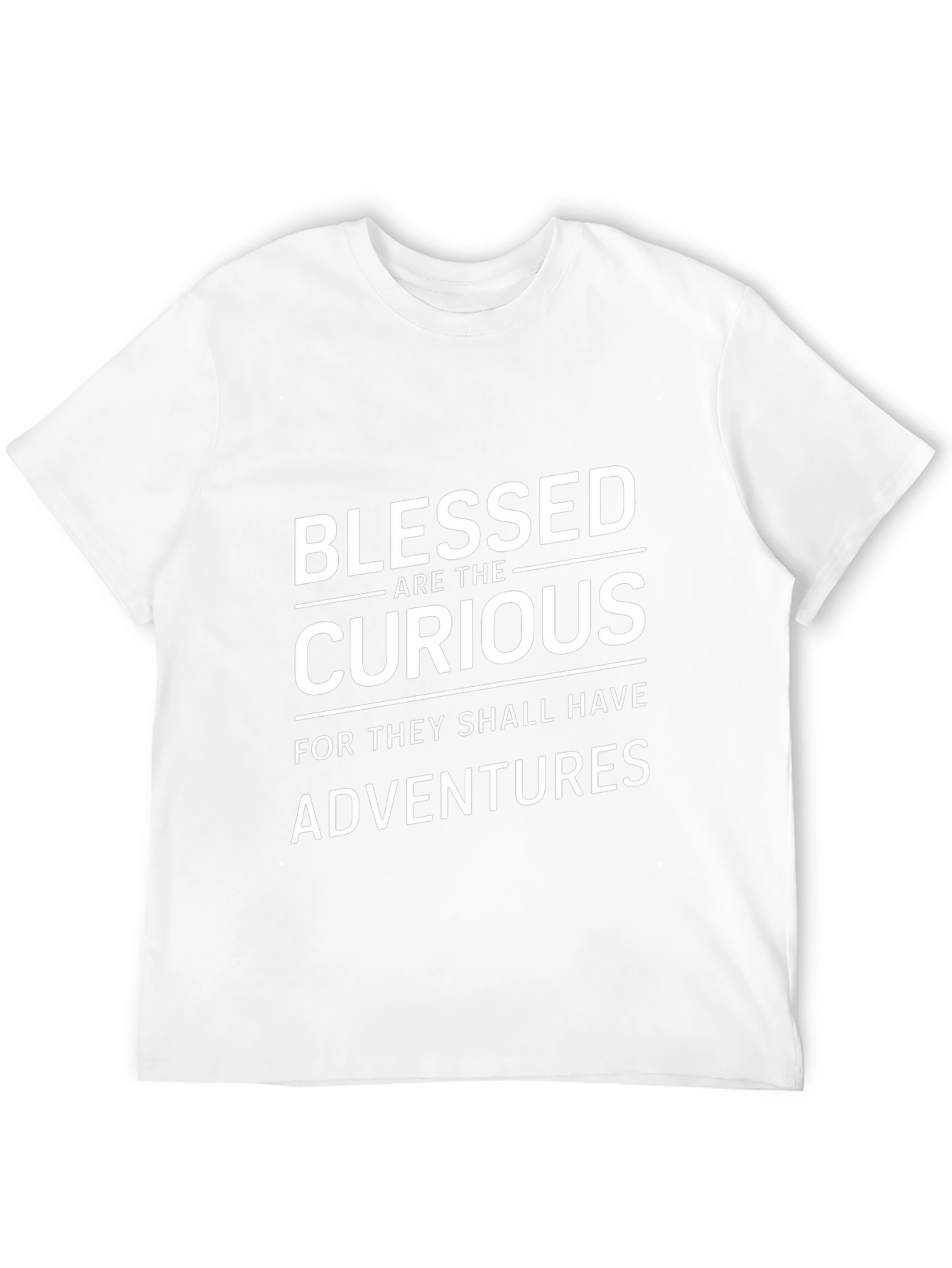 Blessed Are The Curious T-Shirt Black