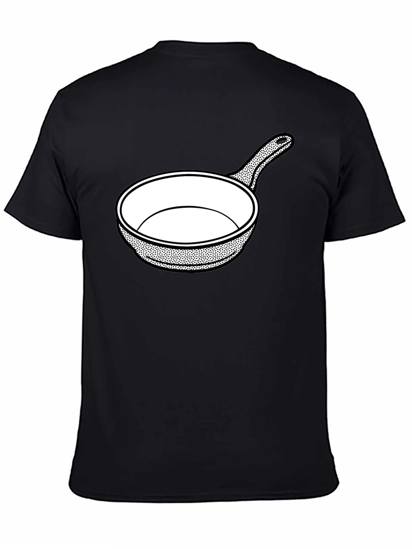Frying Pan Graphic Tee - Novelty Cookware T-Shirt