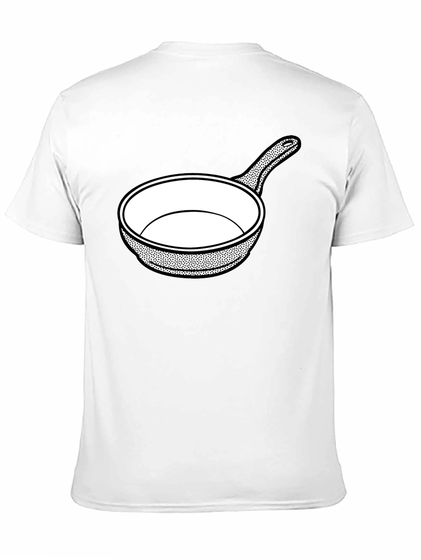Frying Pan Graphic Tee - Novelty Cookware T-Shirt