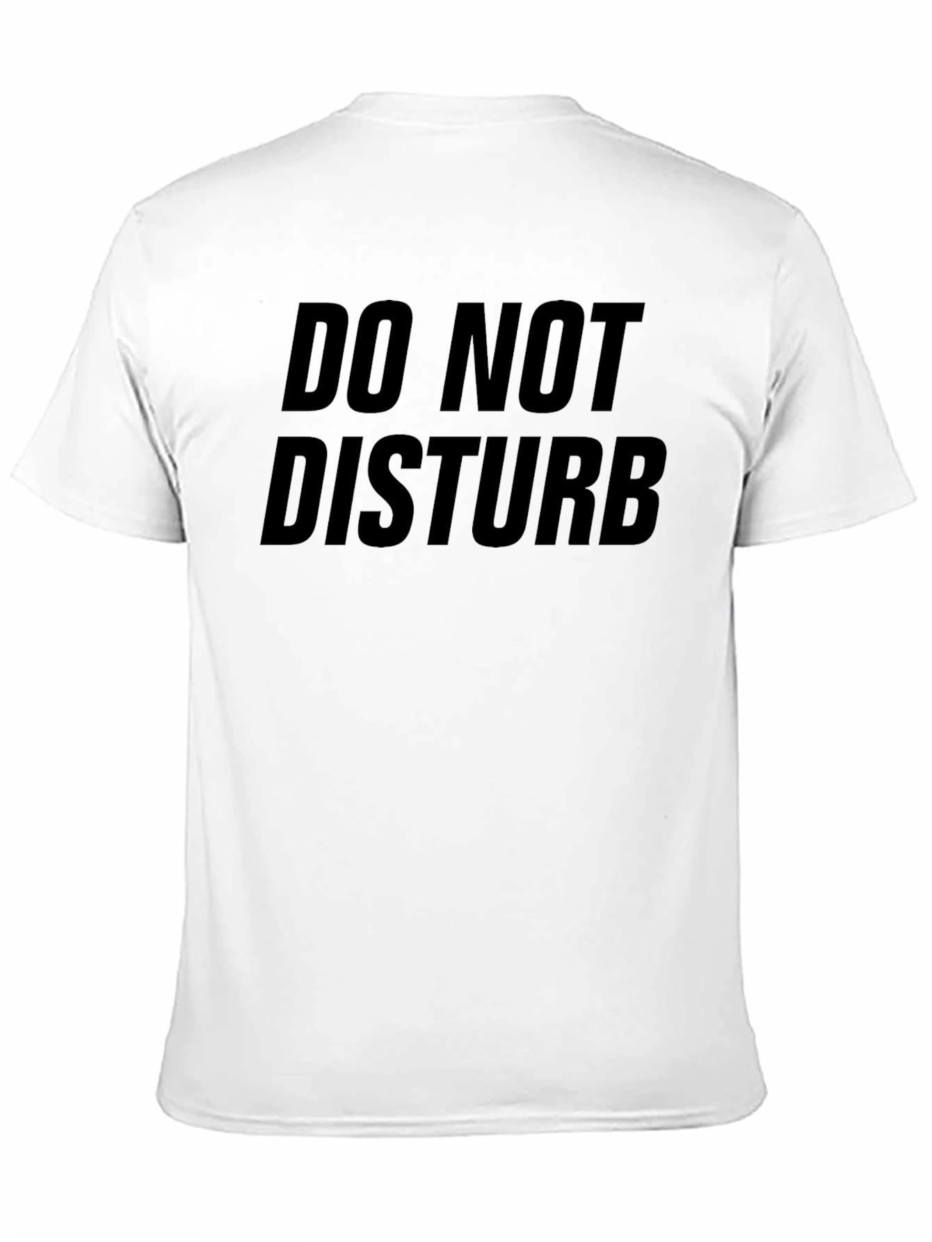 Do Not Disturb Graphic Tee - Black Casual T-Shirt