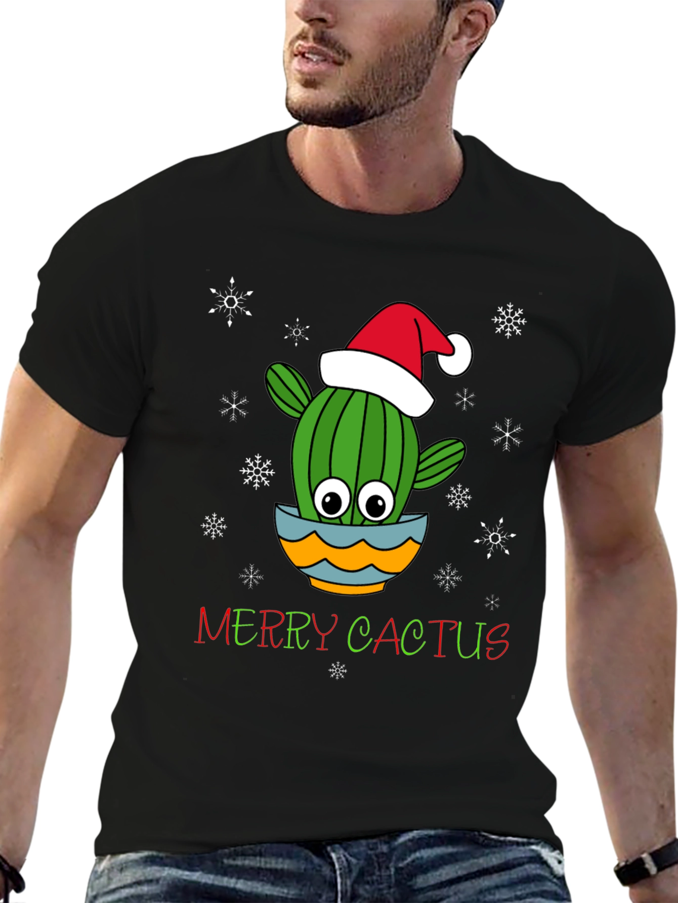 Merry Cactus Holiday T-Shirt