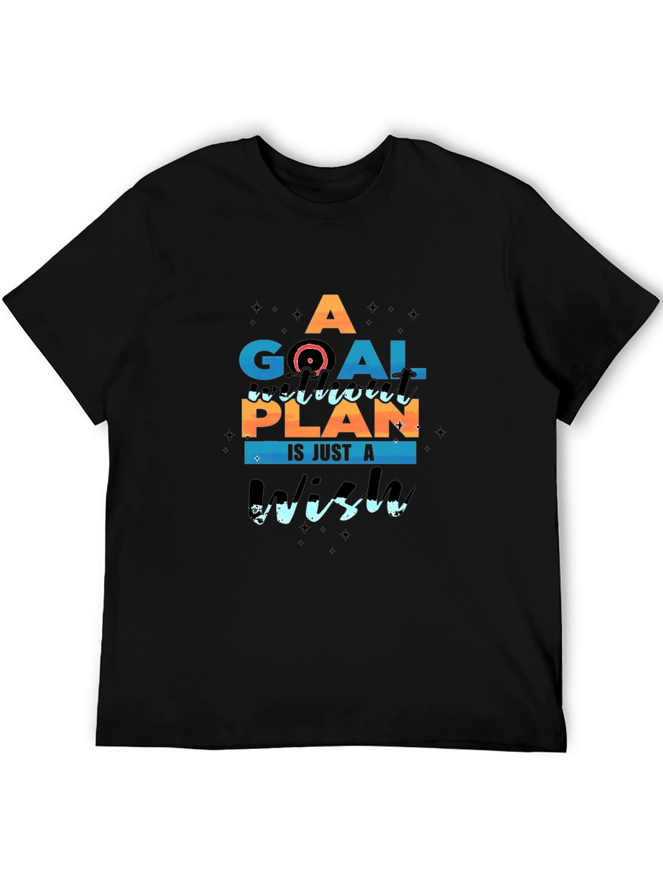 Goal Plan Wish Graphic Tee - Motivational T-Shirt