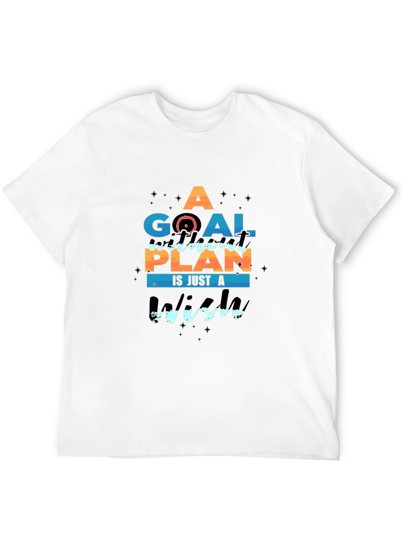 Goal Plan Wish Graphic Tee - Motivational T-Shirt