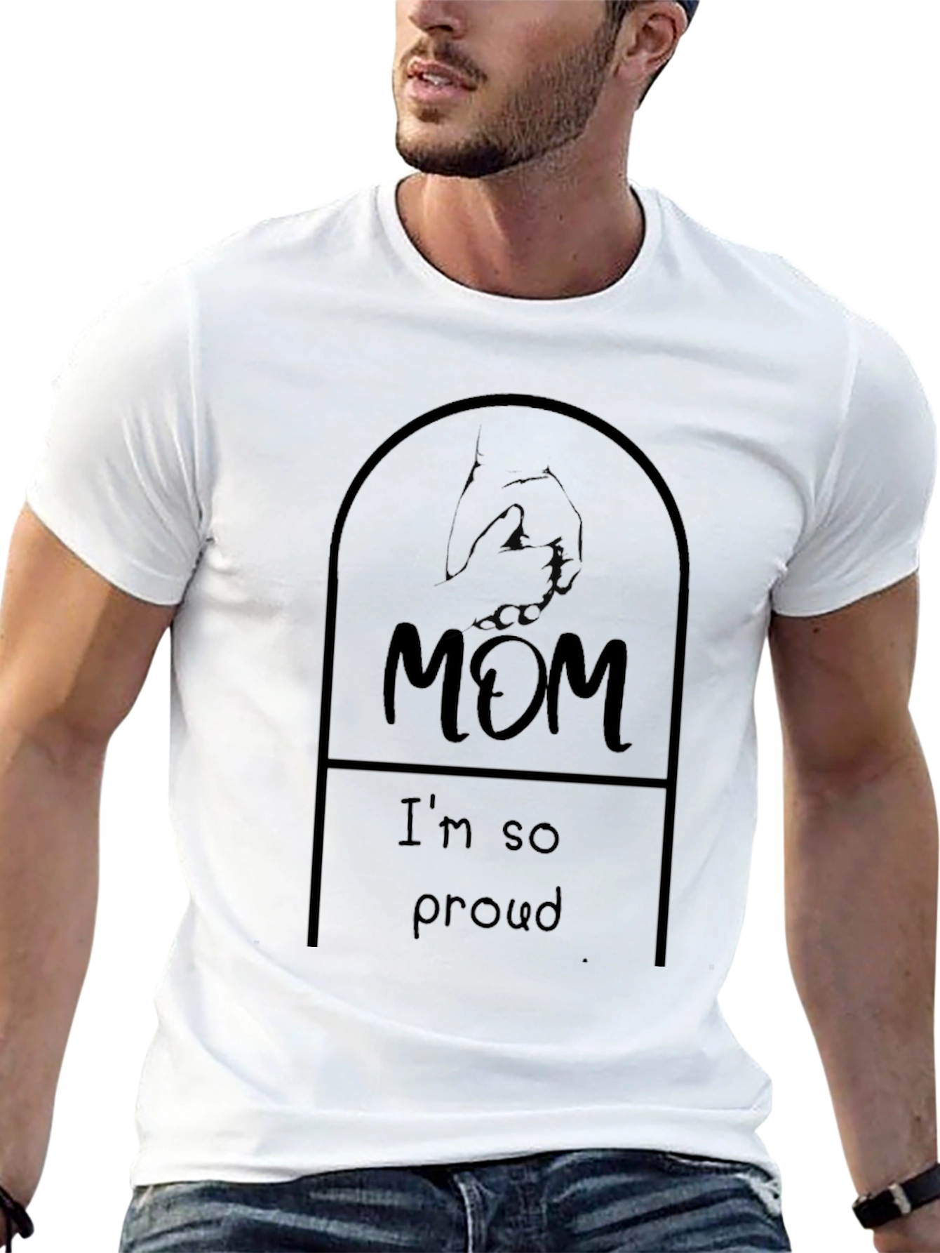 Mom Im So Proud Graphic Tee