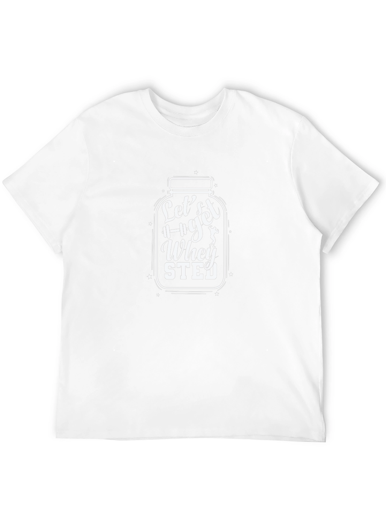 Lets Get Wheysted Black Graphic Tee