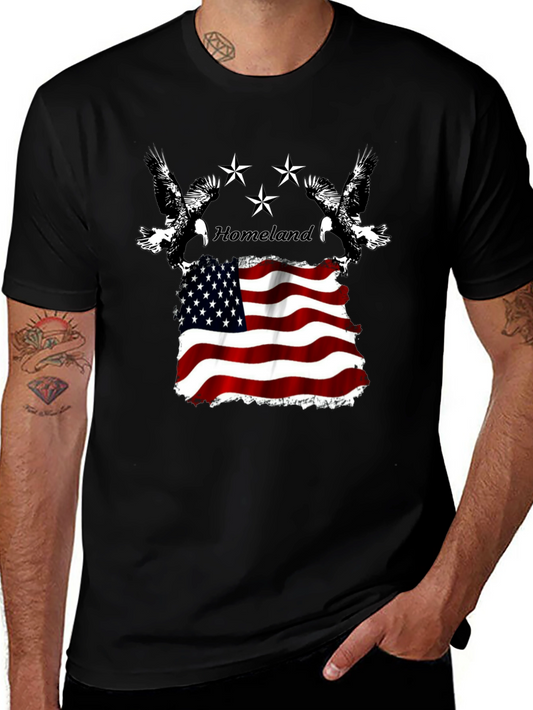 Homeland Eagle Flag Graphic Tee