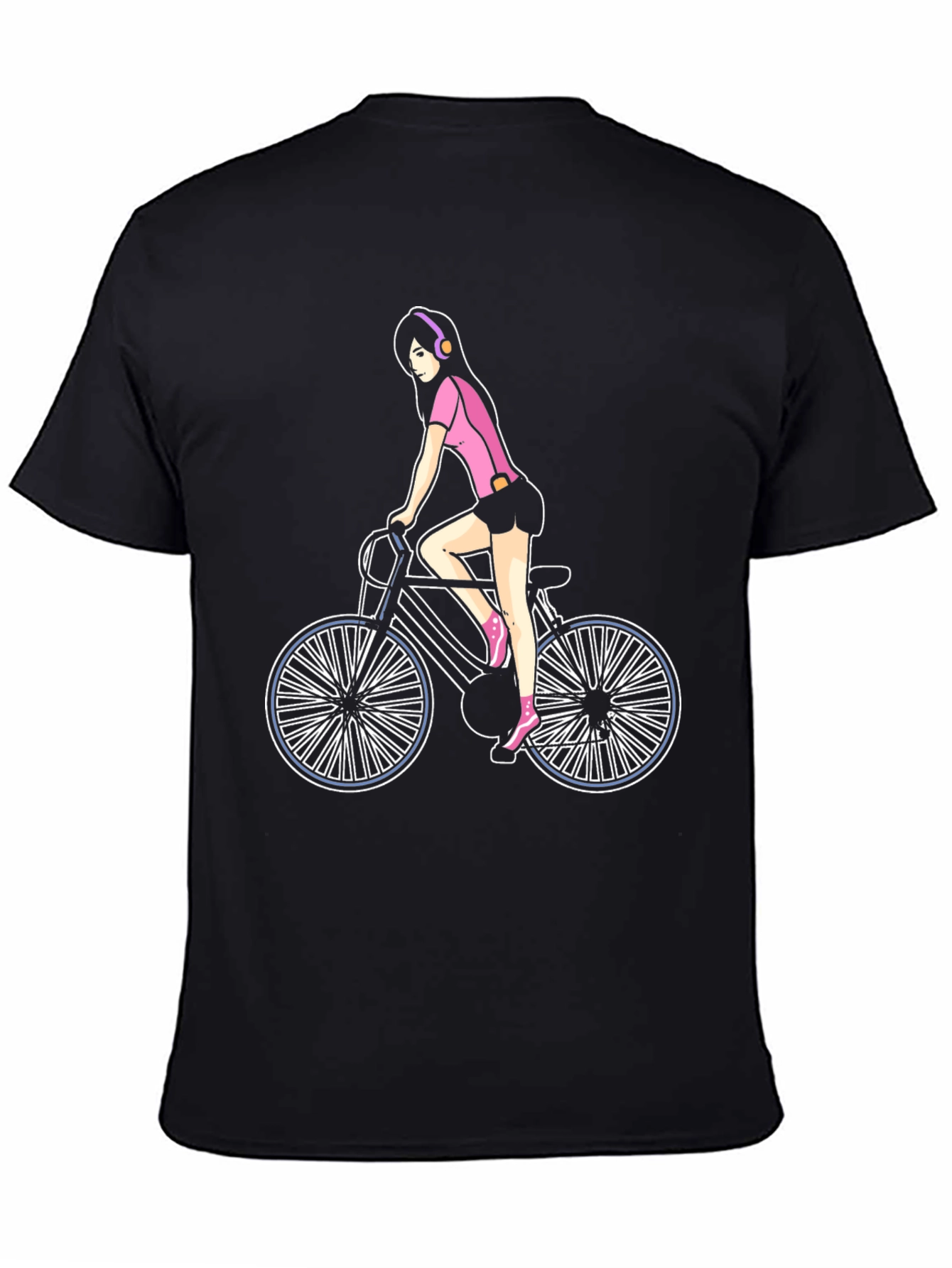 Woman on Bike Graphic Tee
