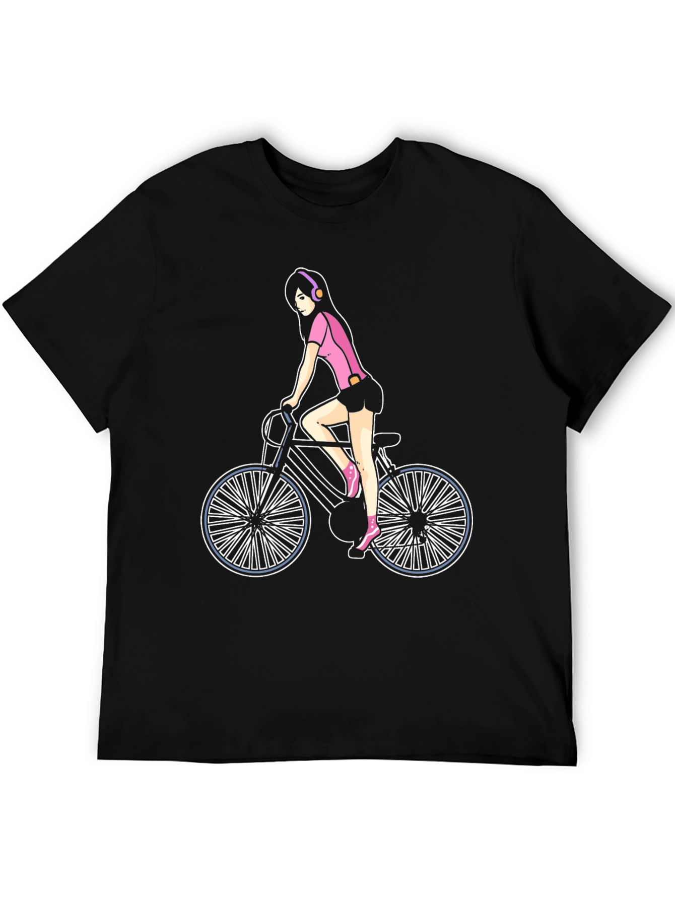 Woman on Bike Graphic Tee