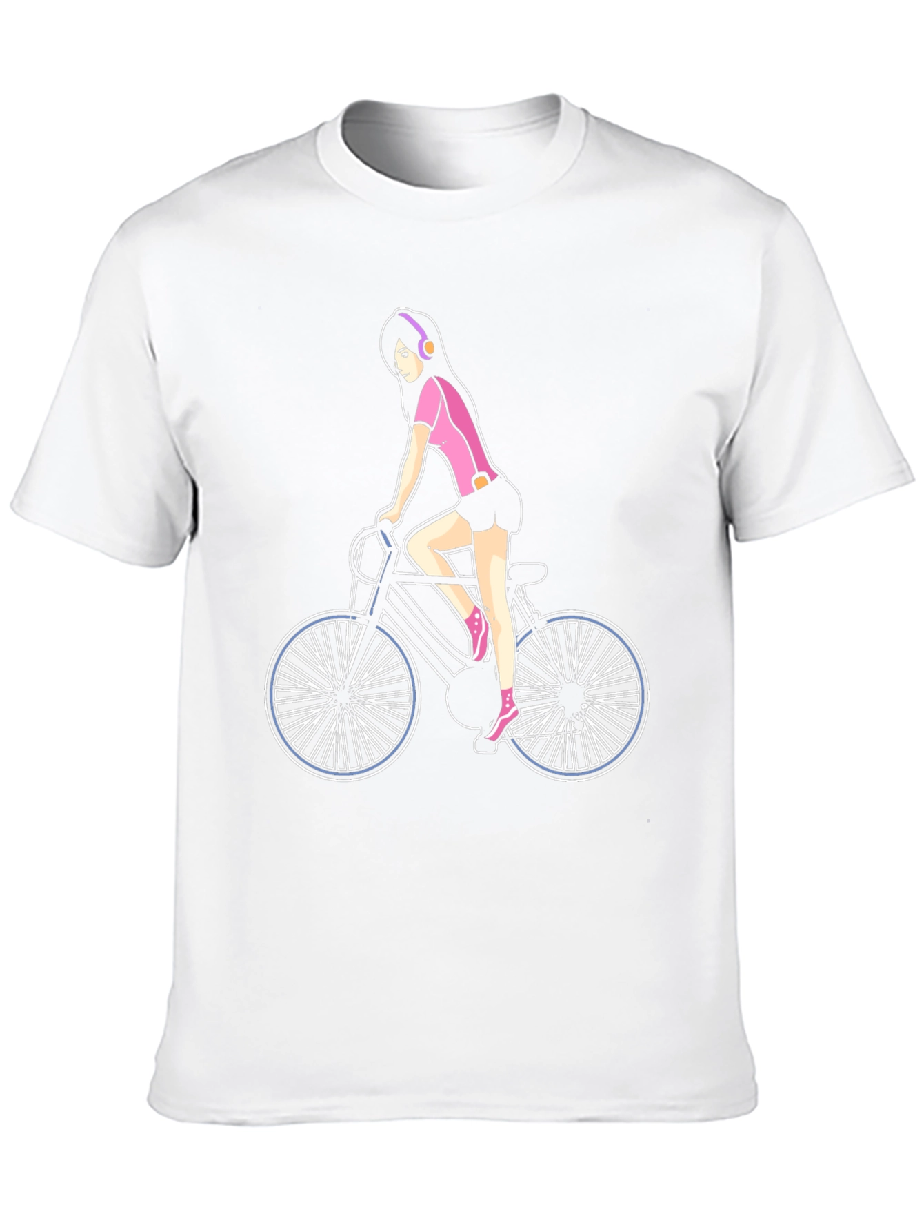 Woman on Bike Graphic Tee