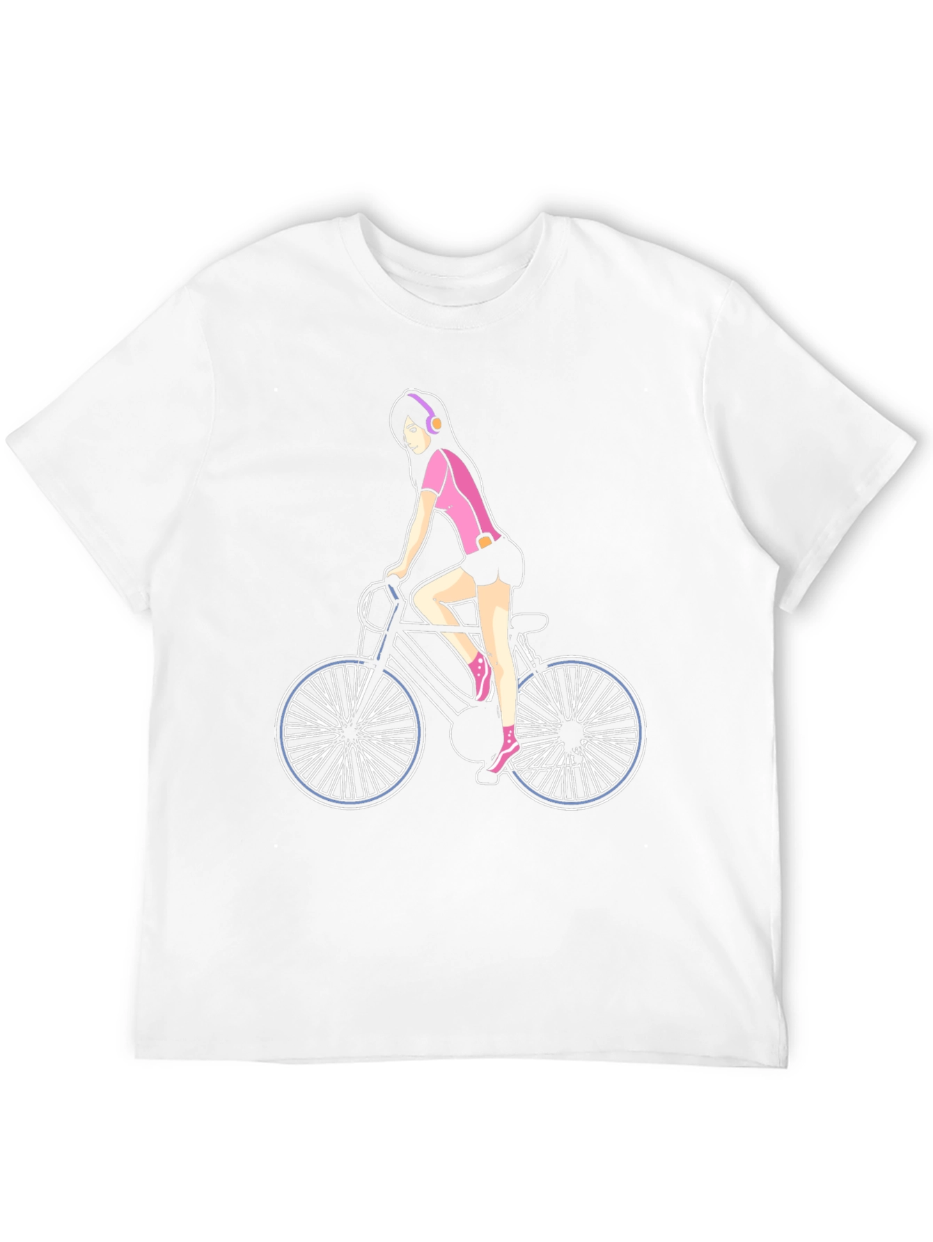 Woman on Bike Graphic Tee