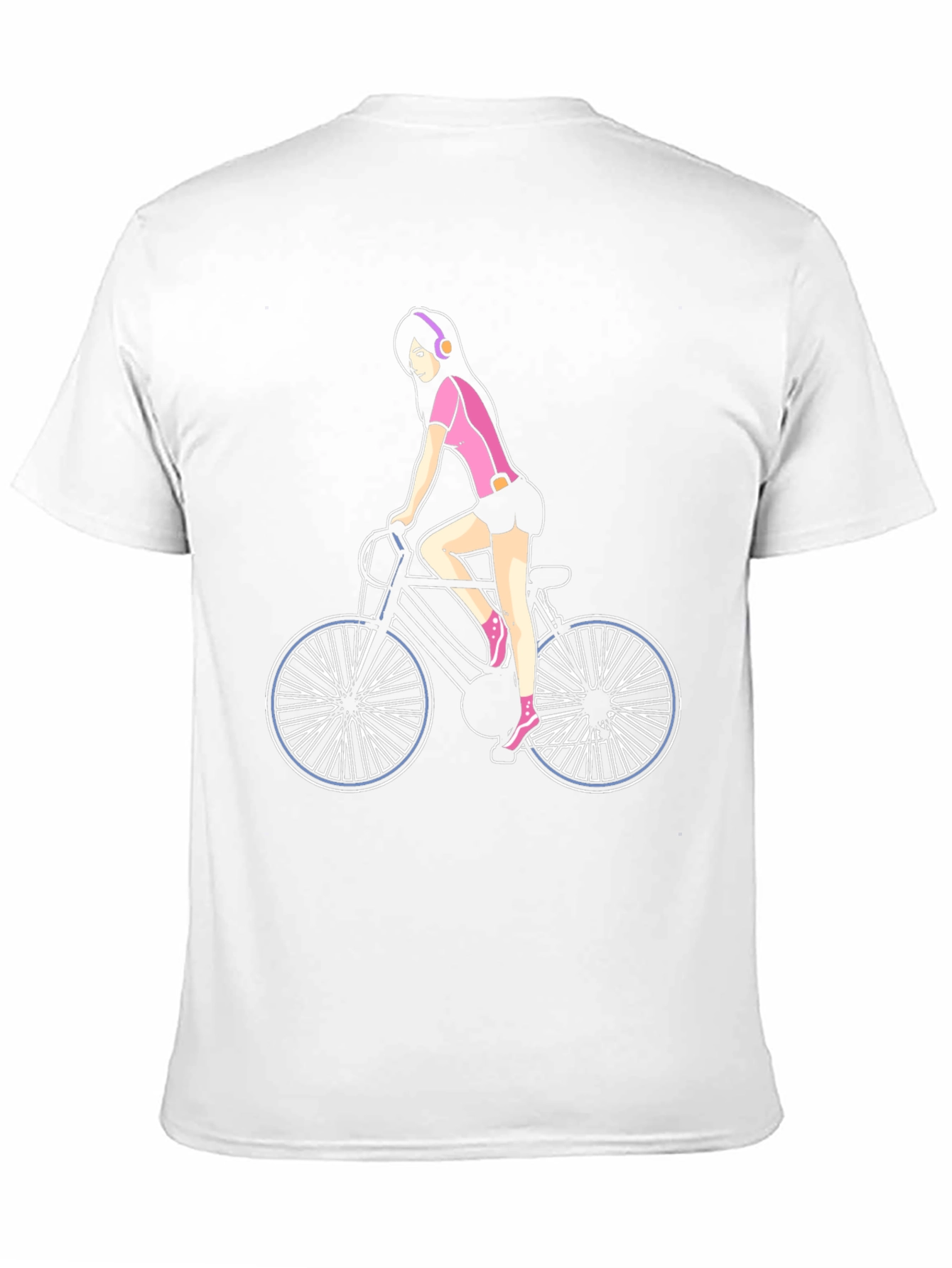 Woman on Bike Graphic Tee