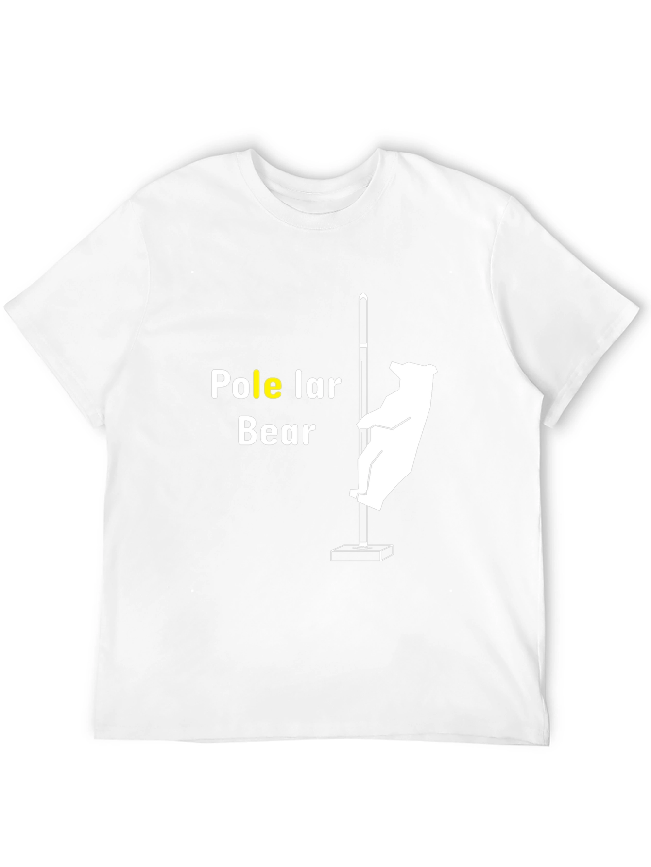 Pole Lar Bear T-Shirt - Funny Graphic Tee