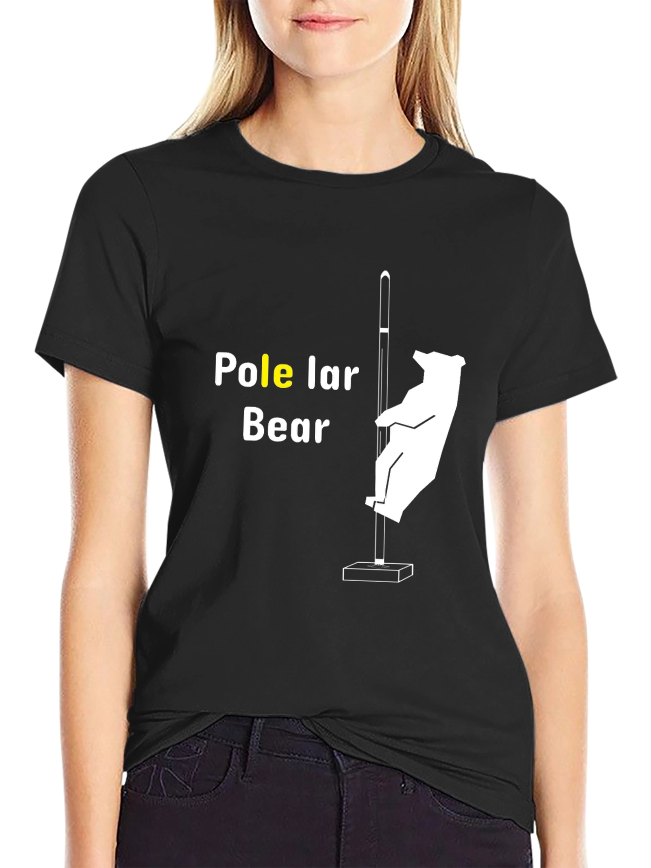 Pole Lar Bear T-Shirt - Funny Graphic Tee