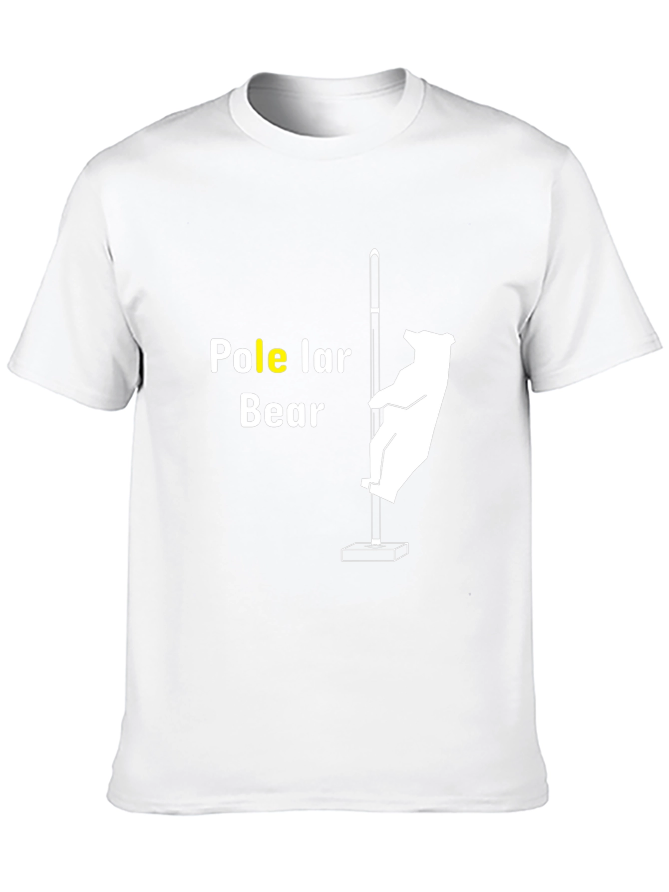 Pole Lar Bear T-Shirt - Funny Graphic Tee