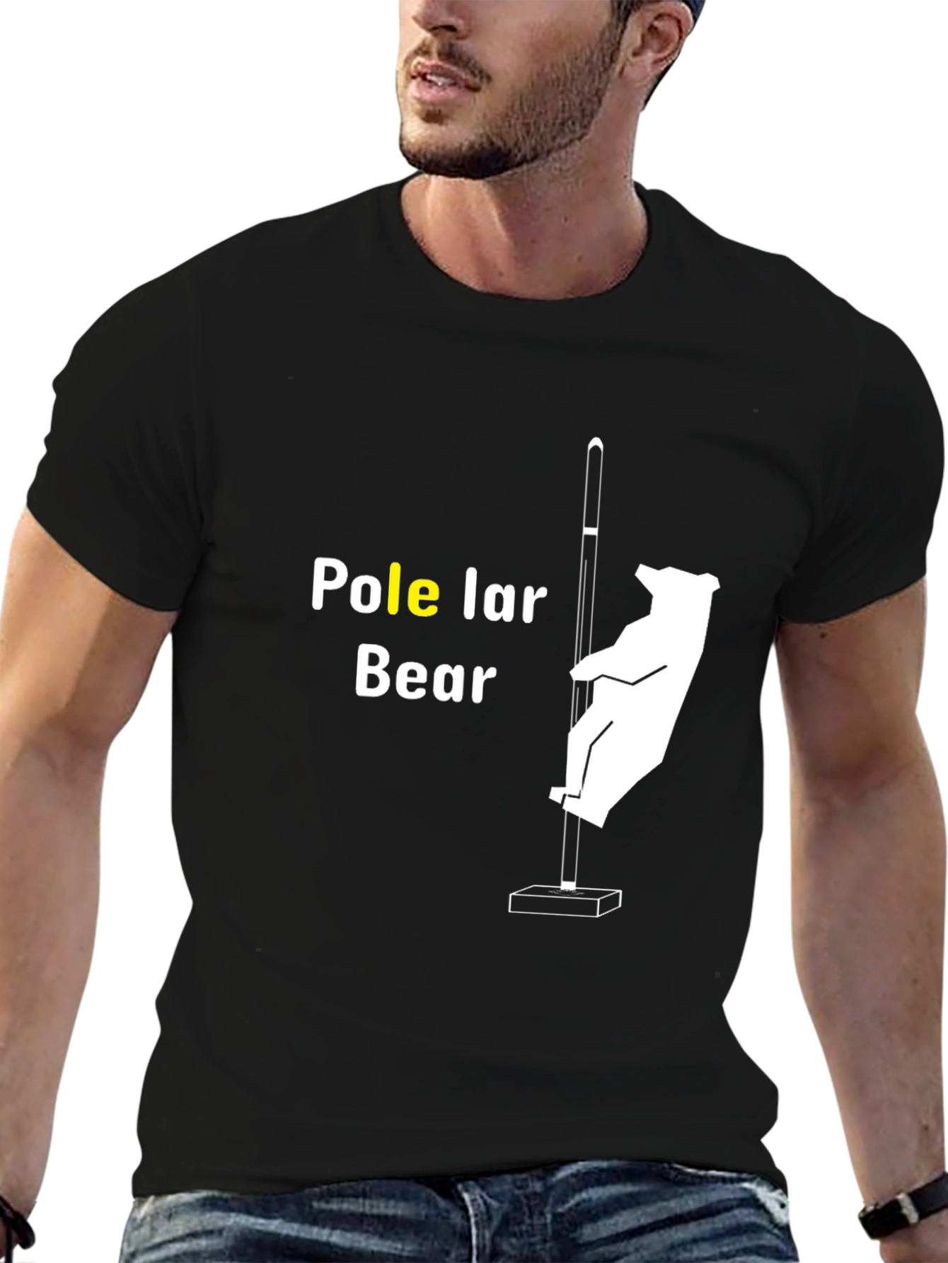 Pole Lar Bear T-Shirt - Funny Graphic Tee
