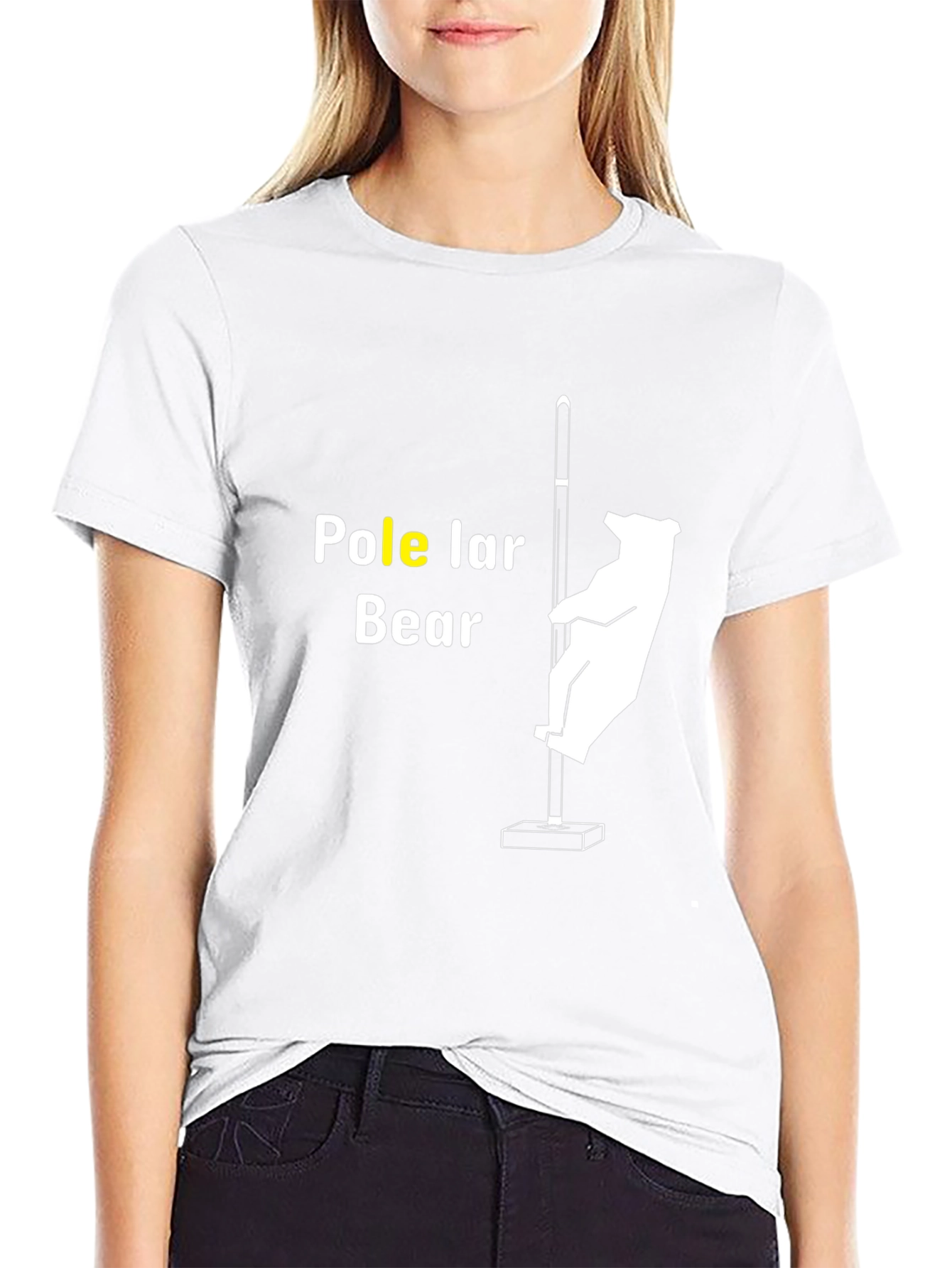 Pole Lar Bear T-Shirt - Funny Graphic Tee