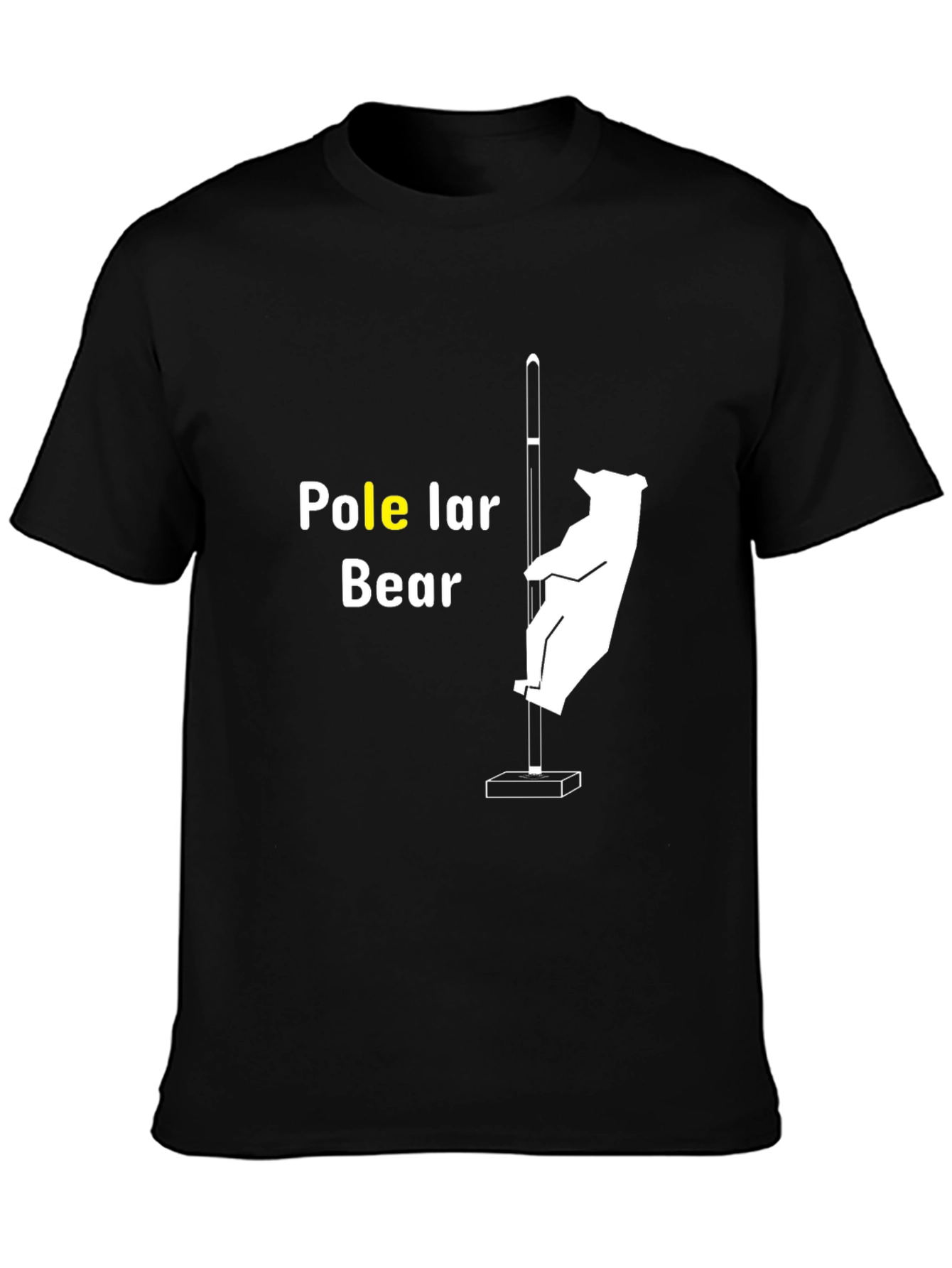 Pole Lar Bear T-Shirt - Funny Graphic Tee