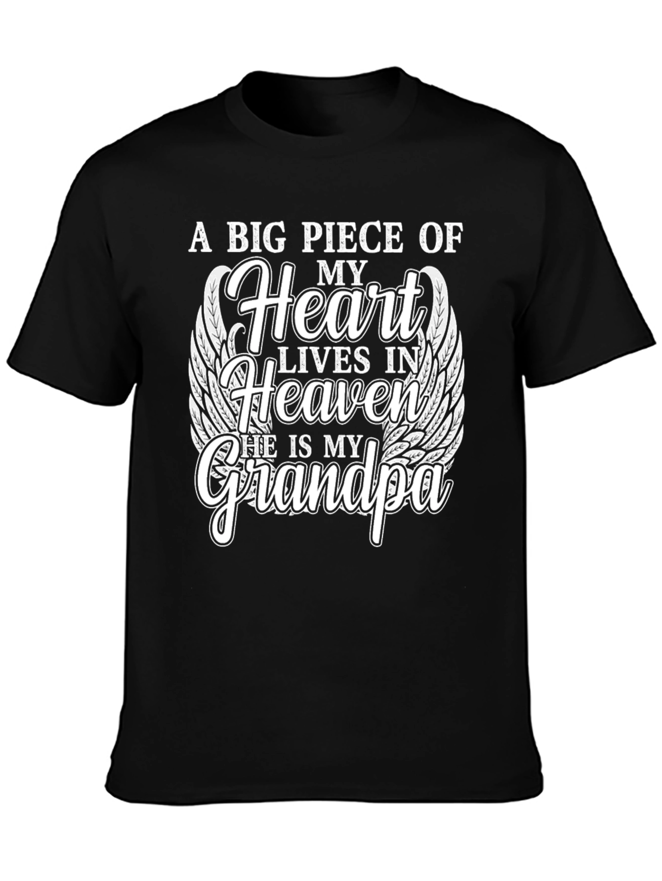Grandpa Heaven Memorial T-Shirt