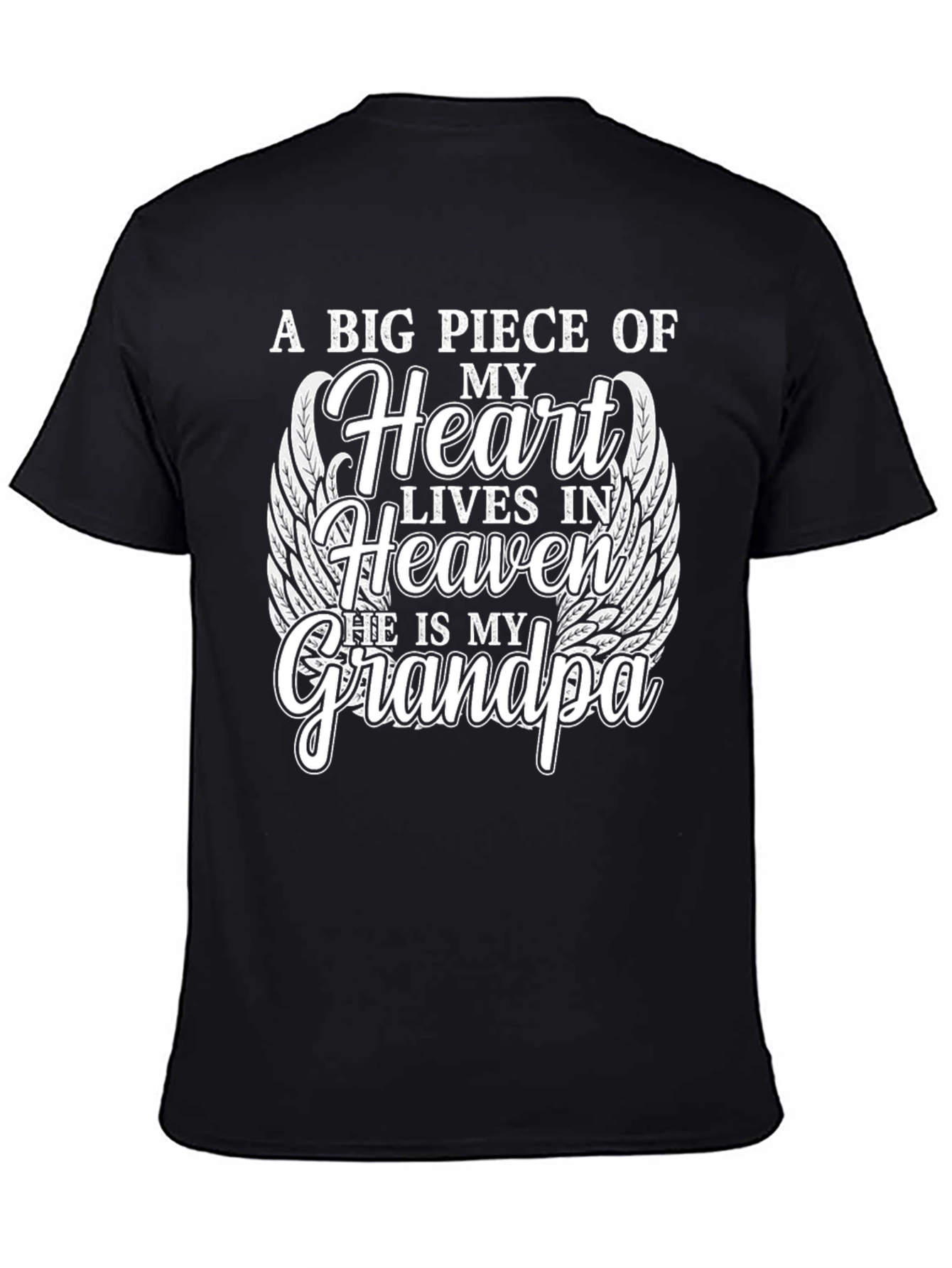 Grandpa Heaven Memorial T-Shirt